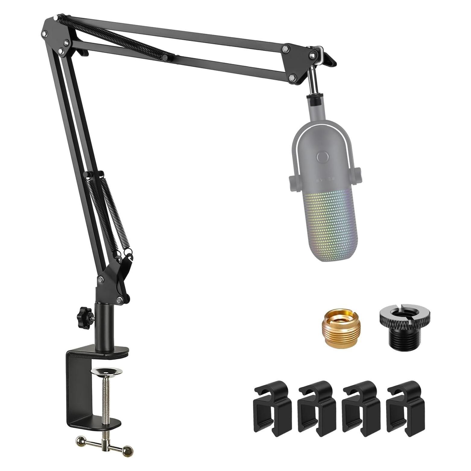 Brazo de Micrófono Ajustable Rigych para Razer Seiren Mini V2 V3