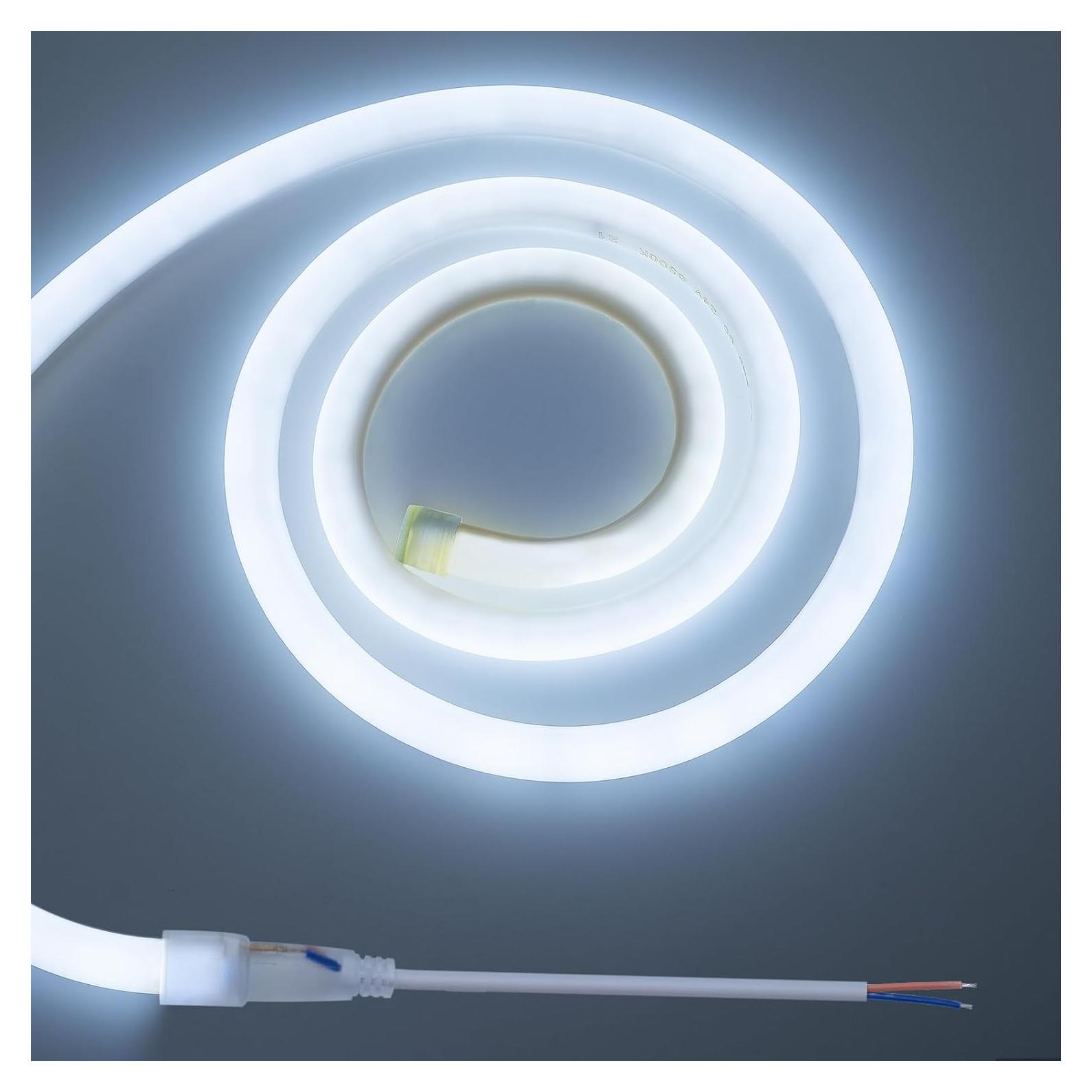 Tira LED Neon 24V 16.4ft IP65 ZHONG YI Blanco Frío 6500K