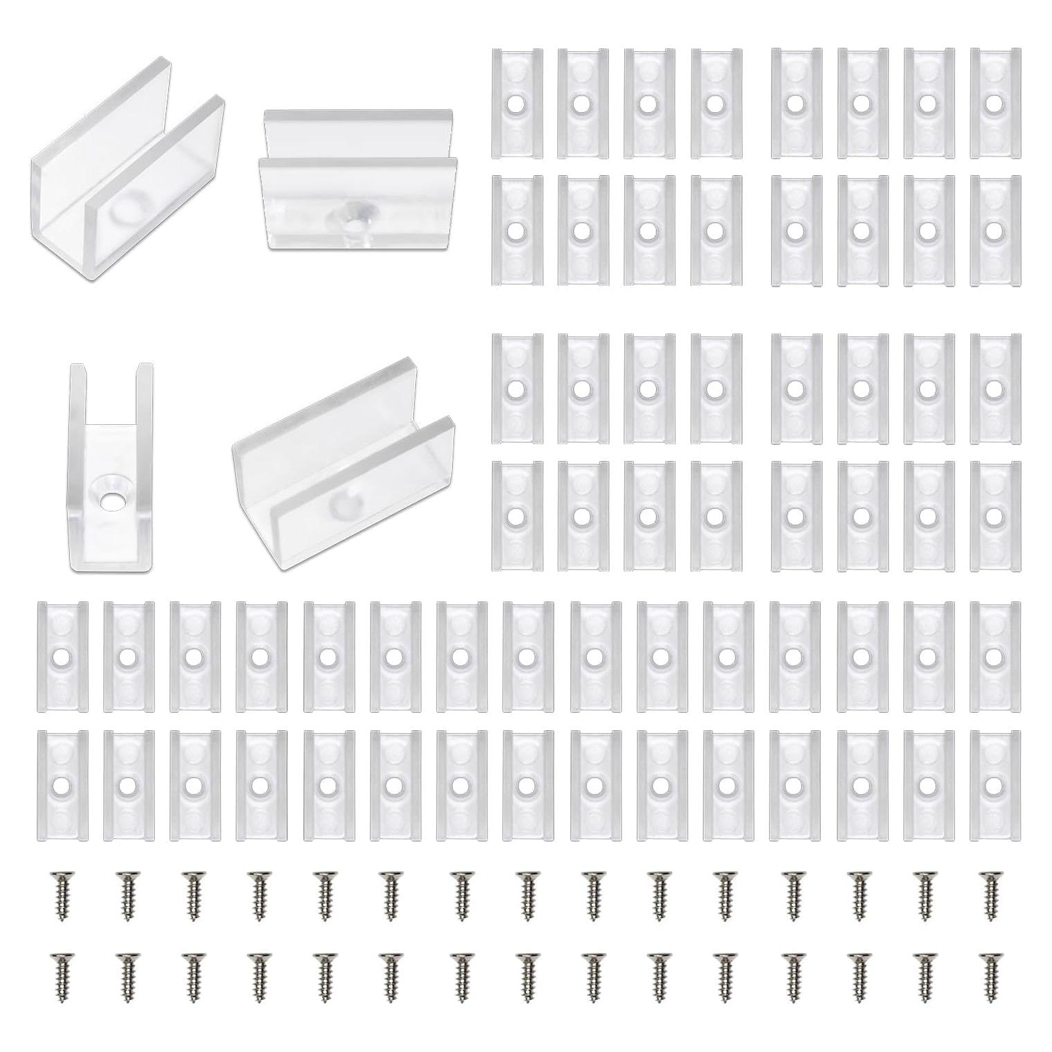 Clips de Fijación para Luces de Cuerda Neon Meevt 100PCS 6mm