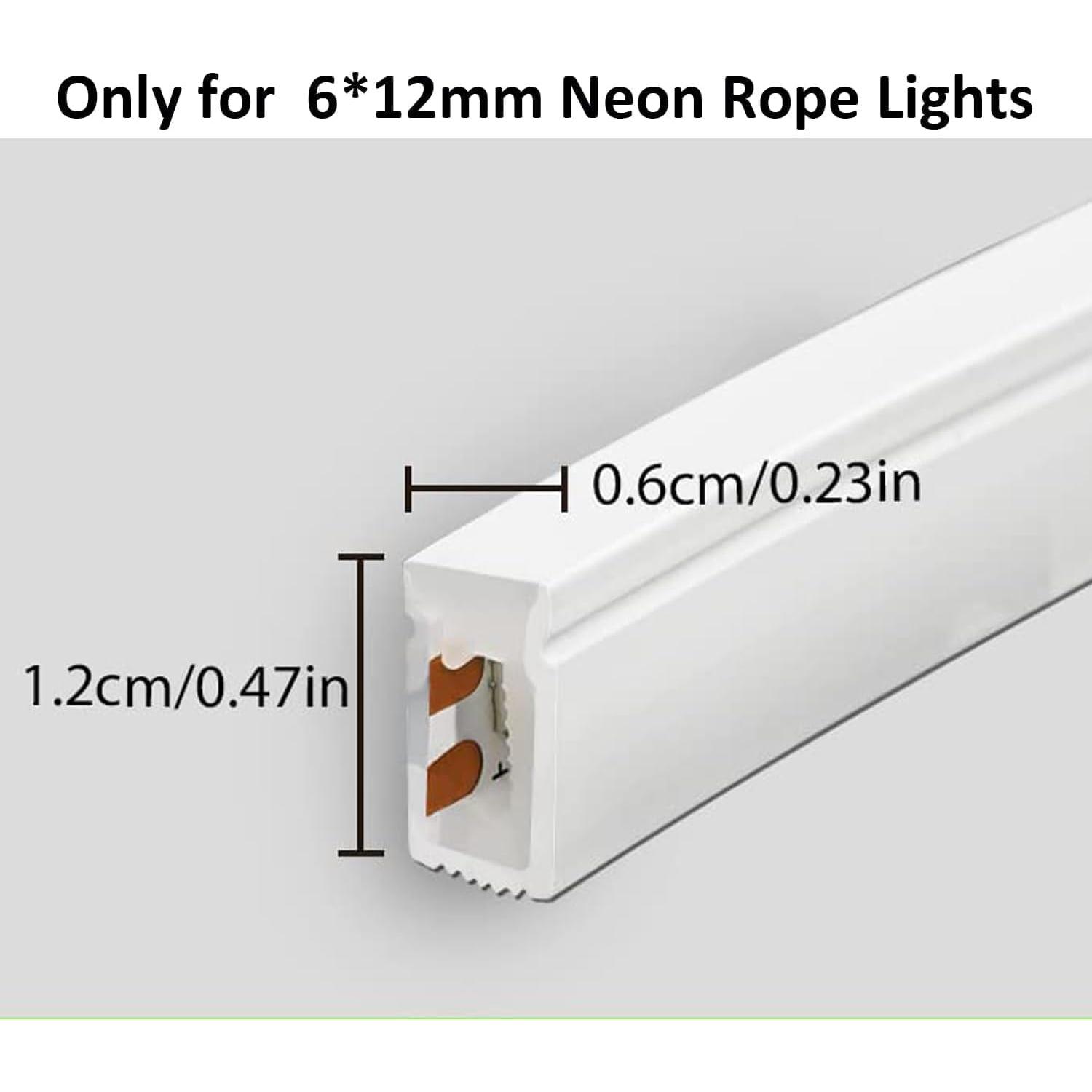 Clips de Fijación para Luces de Cuerda Neon Meevt 100PCS 6mm