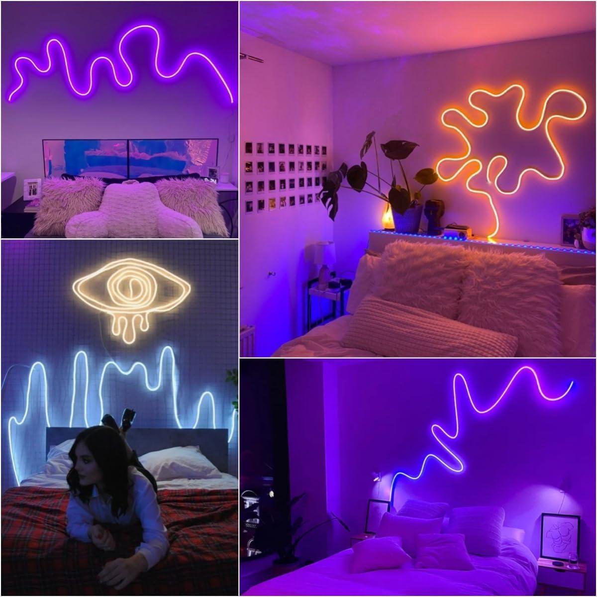 Clips de Fijación para Luces de Cuerda Neon Meevt 100PCS 6mm