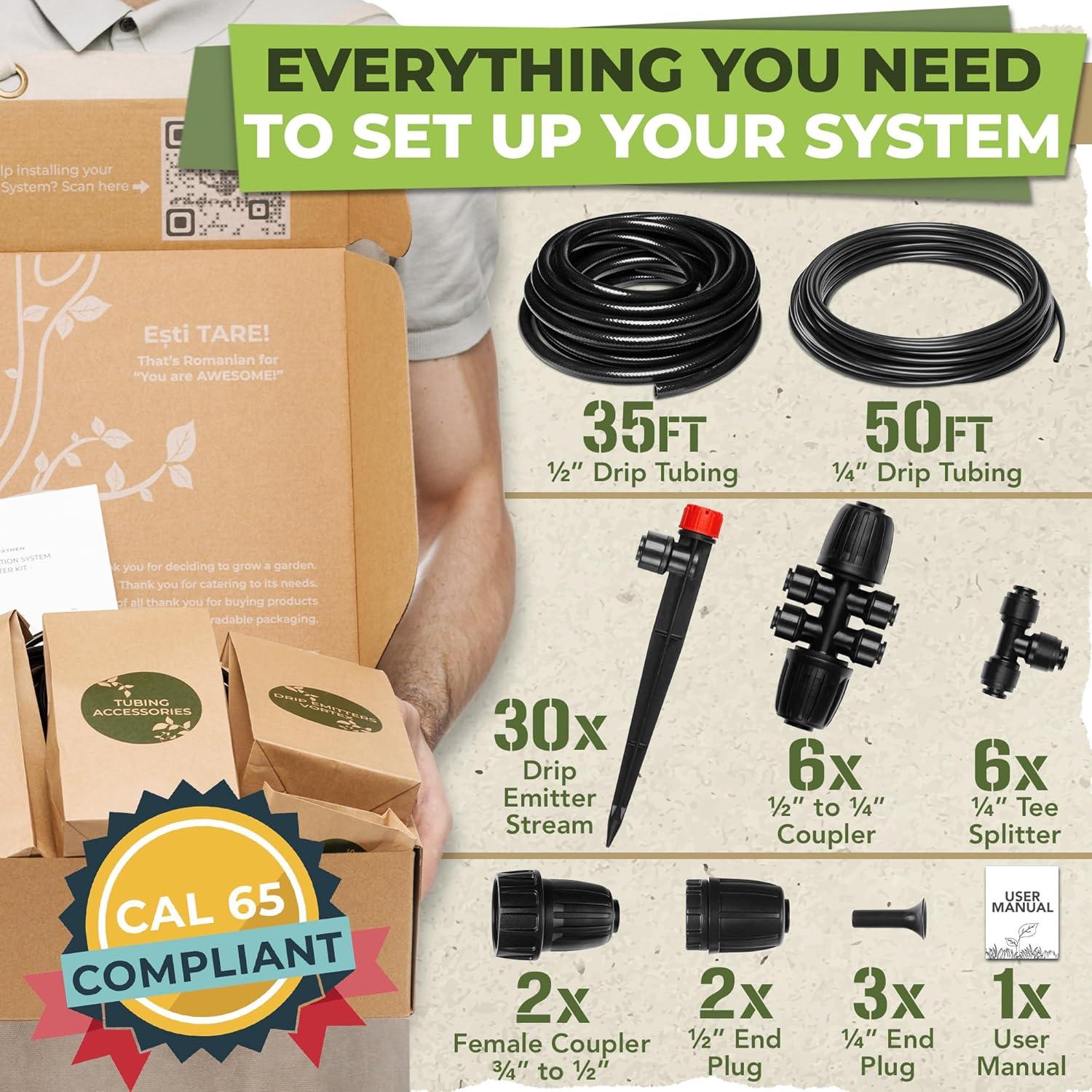 Sistema de Riego por Goteo CARPATHEN 30 Emisores 12,08 m²