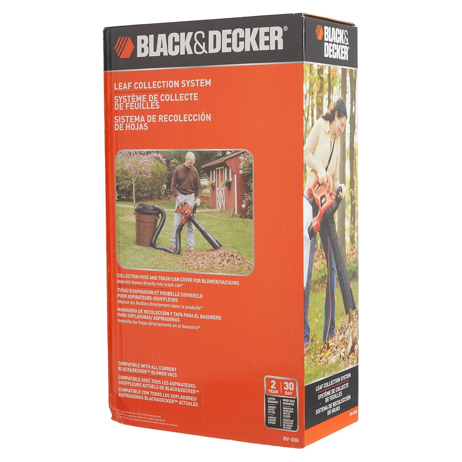 Accesorio Manguera 2.4m y Cubierta Bote BLACK+DECKER BV-006
