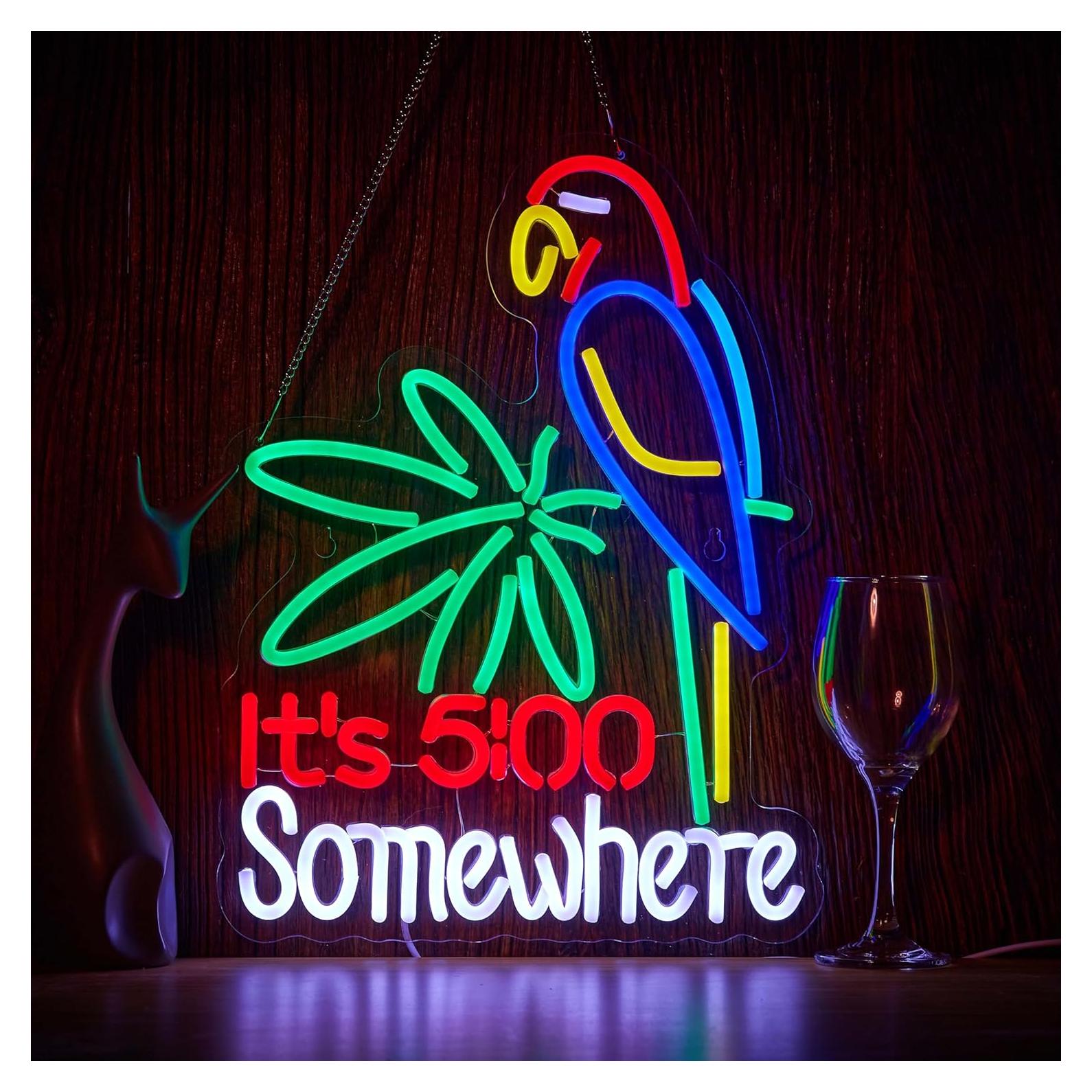 Cartel de Neón LED Regulable Hoyoelec 420mm x 320mm USB