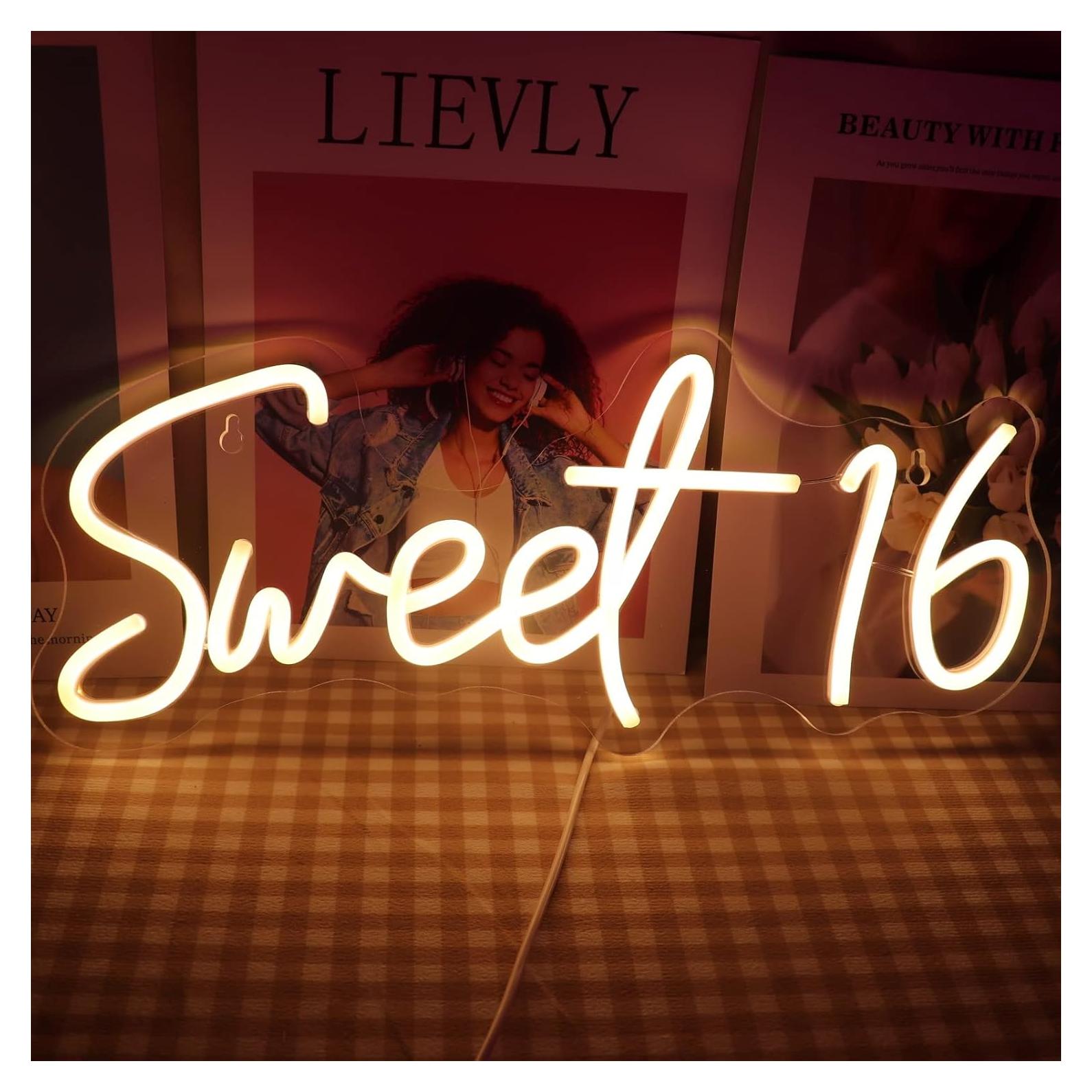 Luz de Neón QiaoFei Dulce 16 USB Regulable 17.78x42cm