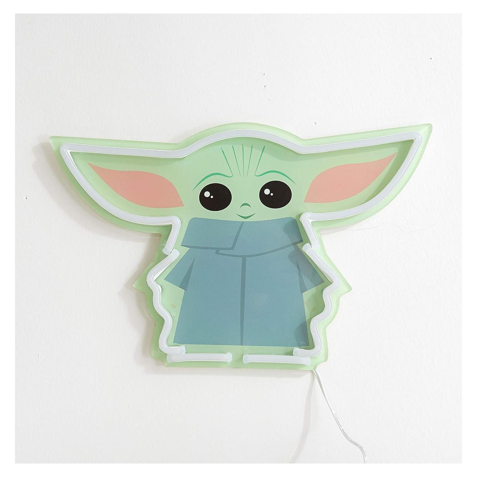 Arte de Pared LED Neón Star Wars El Niño 30x19.2 cm Idea Nuova