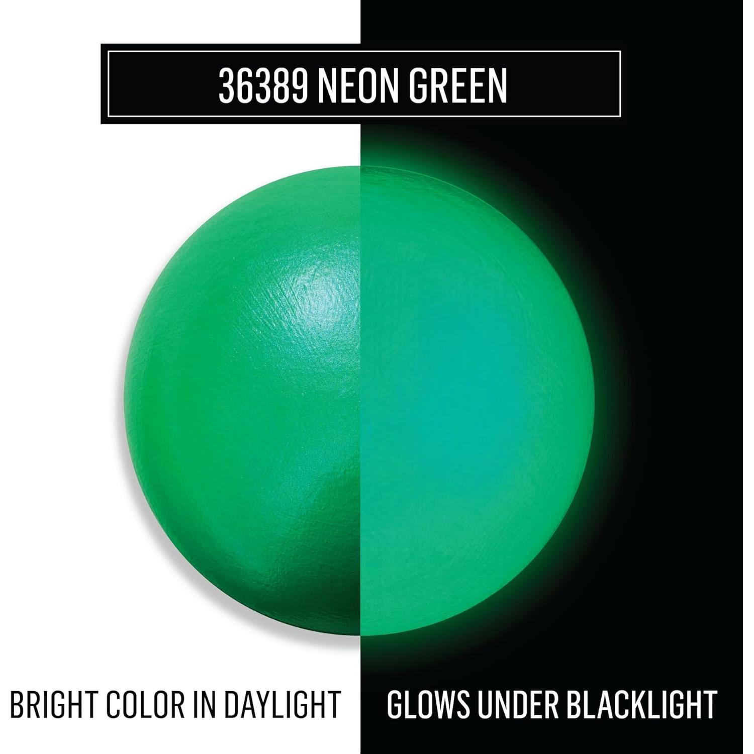 Pintura Acrílica FolkArt Color Shift Blacklight Verde Neón 59ml