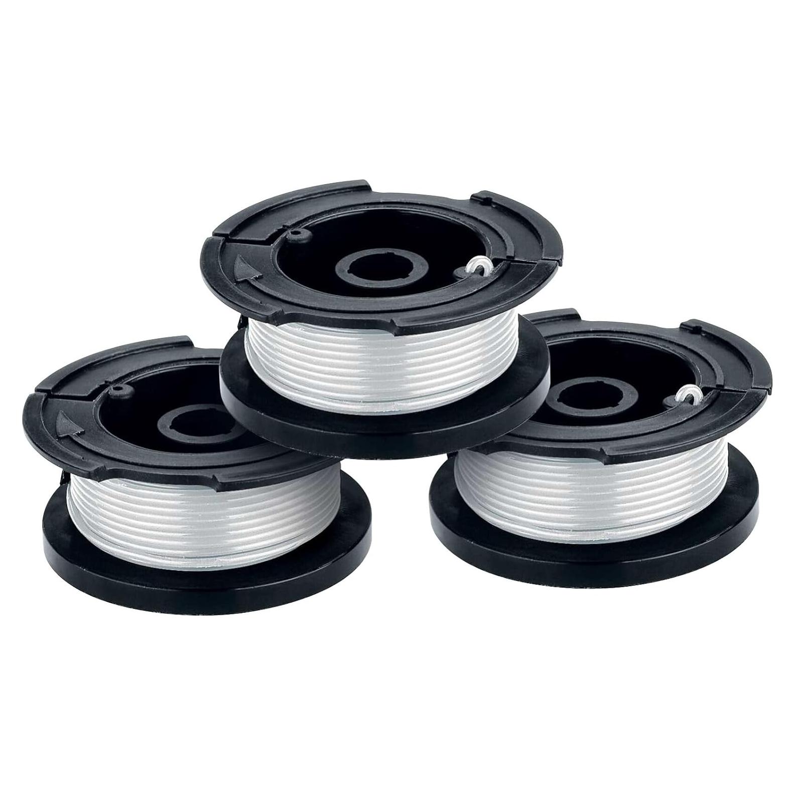 BLACK+DECKER Weed Eater String, Trimmer Line, 3-Pack, 30-Feet of Replacement Spool, 0.065-Inch Diameter (AF1003ZP)