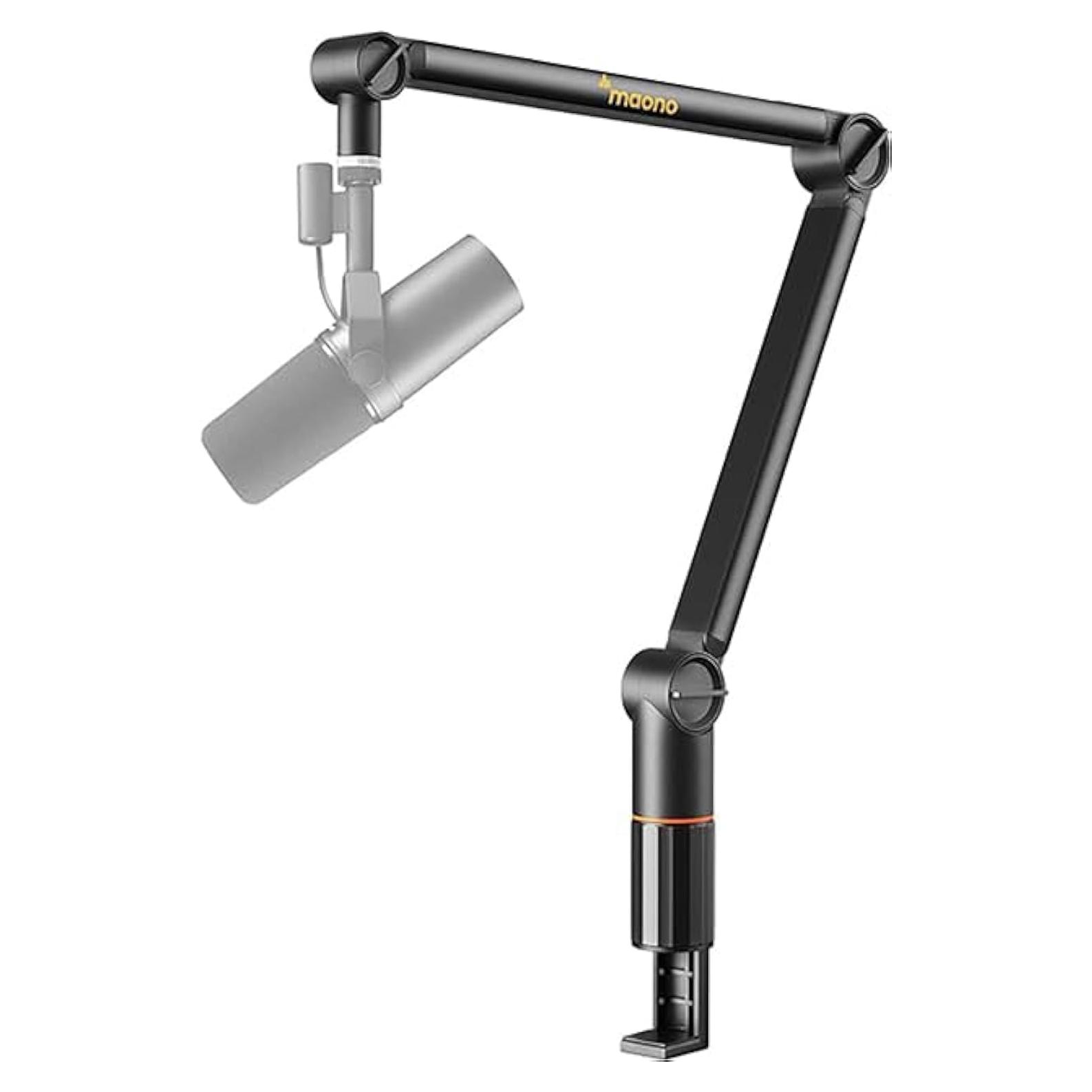 Brazo de Micrófono MAONO BA91 Ajustable para Podcast Negro