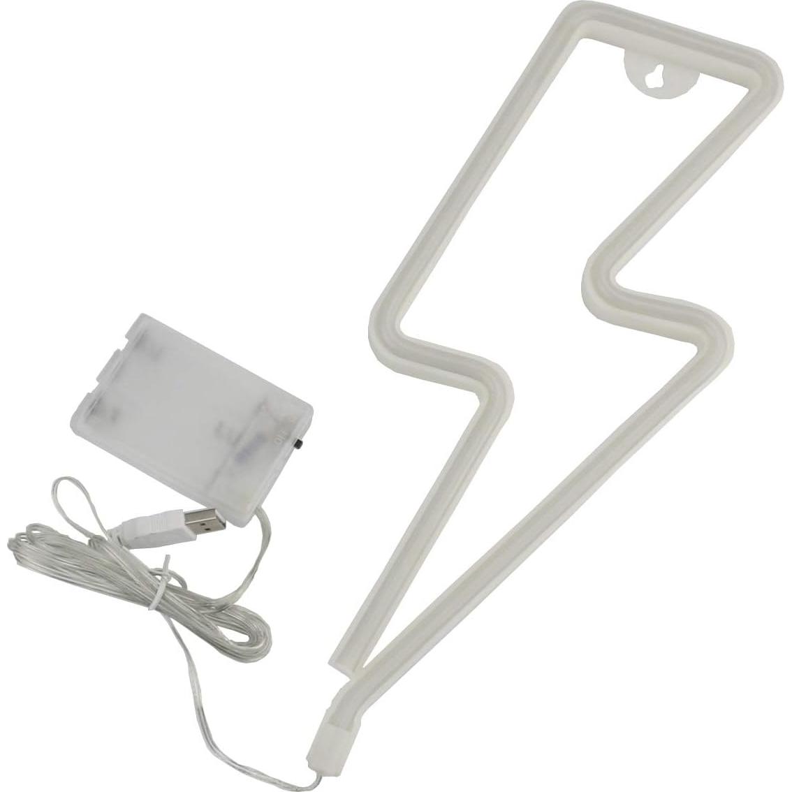 Luz Neon Decorativa Rayo Sunnyglade USB/Batería 35.5x29cm