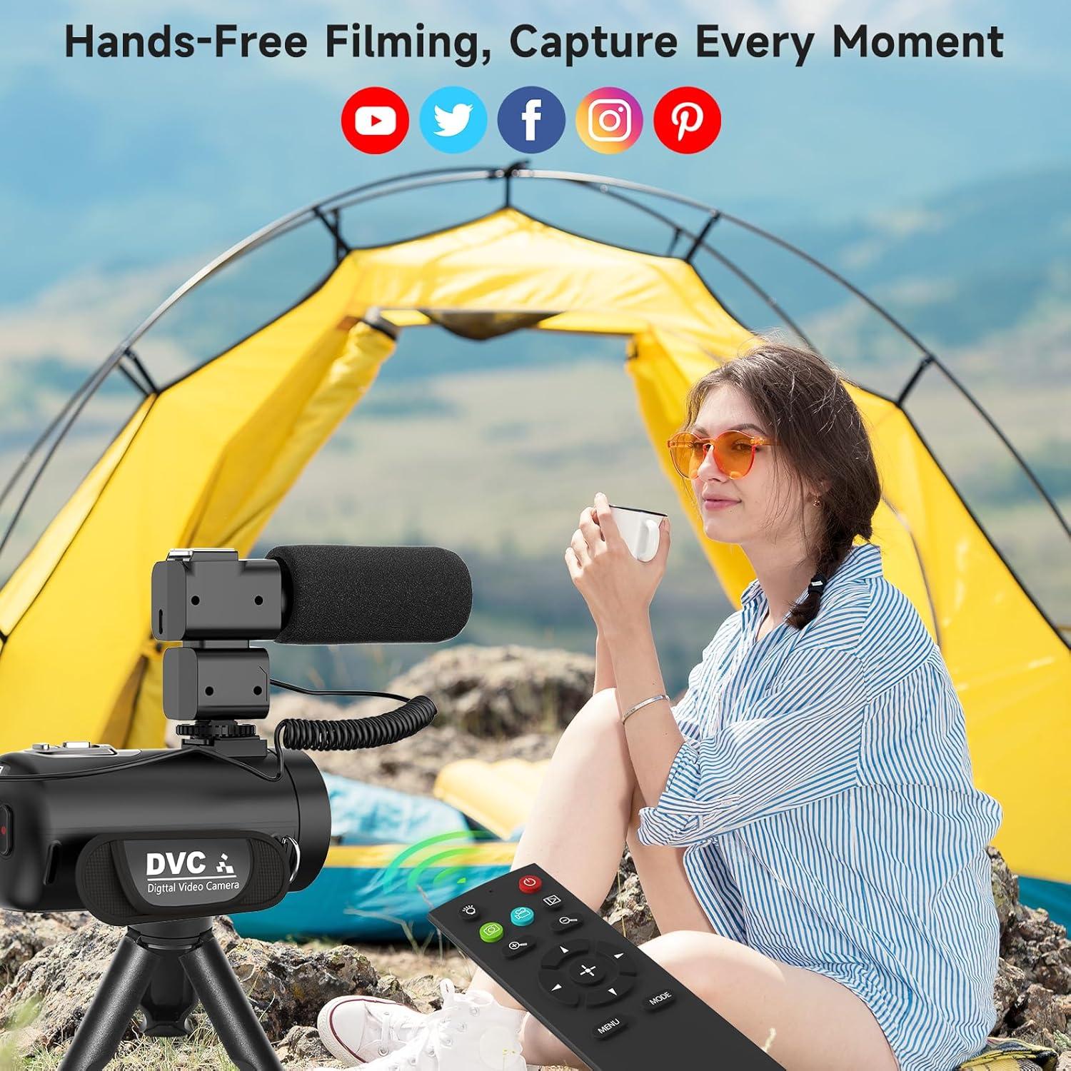 Cámara de Video MURAUX 1080P 30MP con Visión Nocturna y Accesorios