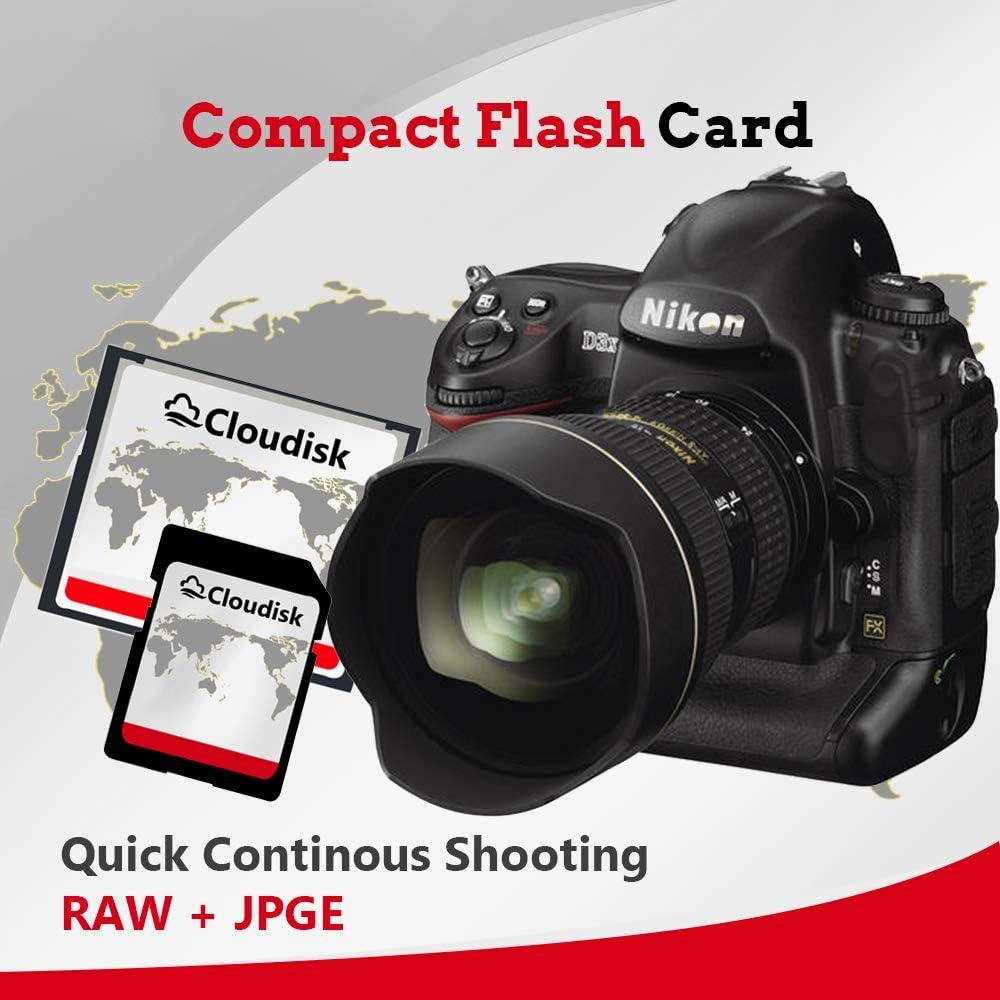 Paquete de 2 Tarjetas Compact Flash 4GB Cloudisk para DSLR