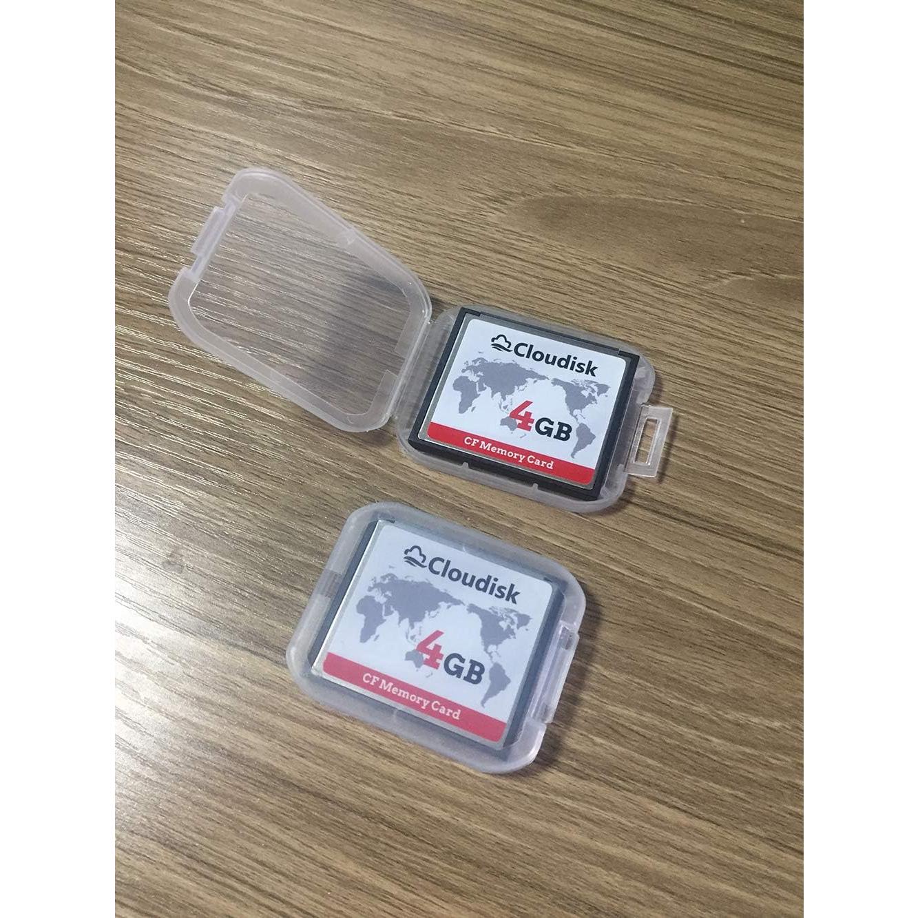 Paquete de 2 Tarjetas Compact Flash 4GB Cloudisk para DSLR