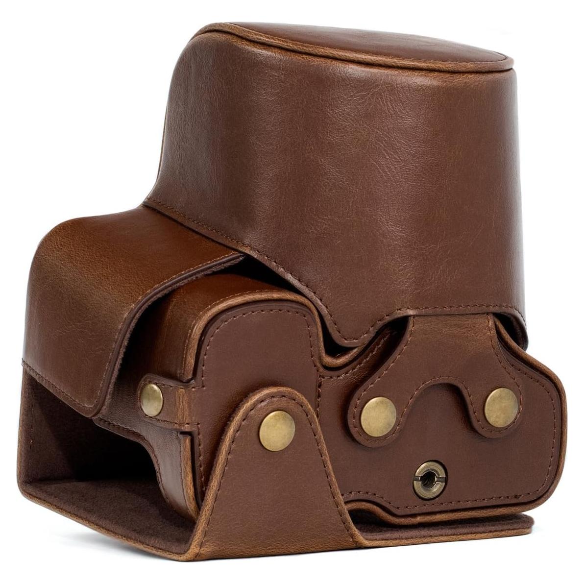 Funda de cámara de cuero MegaGear para Sony Cyber-Shot RX10