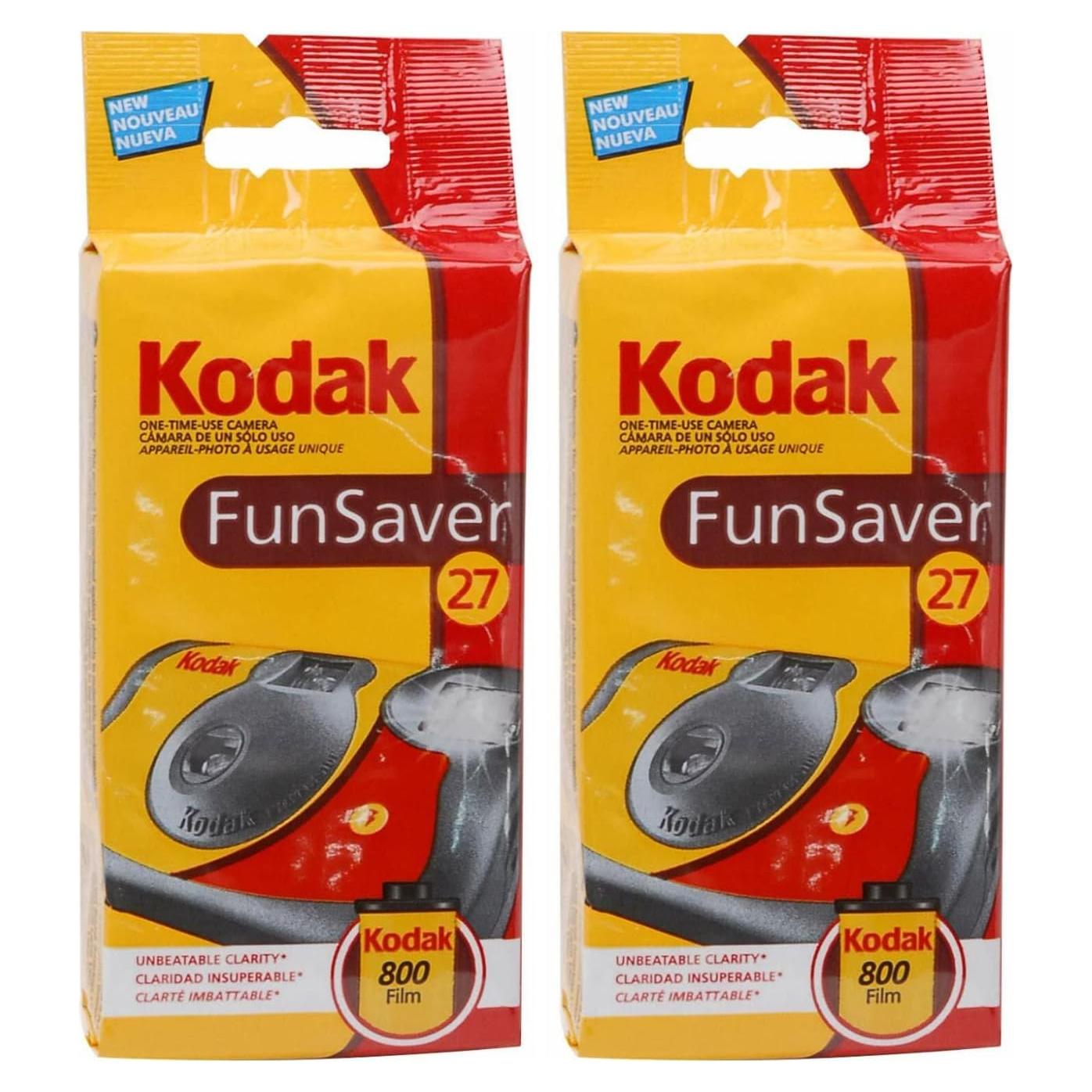 Cámara desechable Kodak Fun Saver - Paquete de 2 unidades