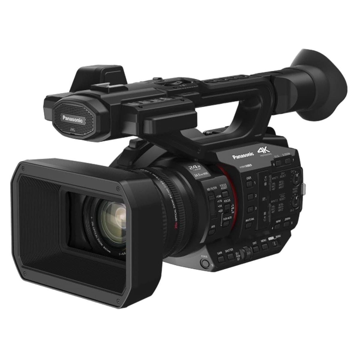 Panasonic Camcorder, Professional Quality 4K 60p, 1.0-inch Sensor, 24.5mm Wide-Angle Lens and Optical 20x Zoom, Great for News, Interviews, and Events - HC-X20