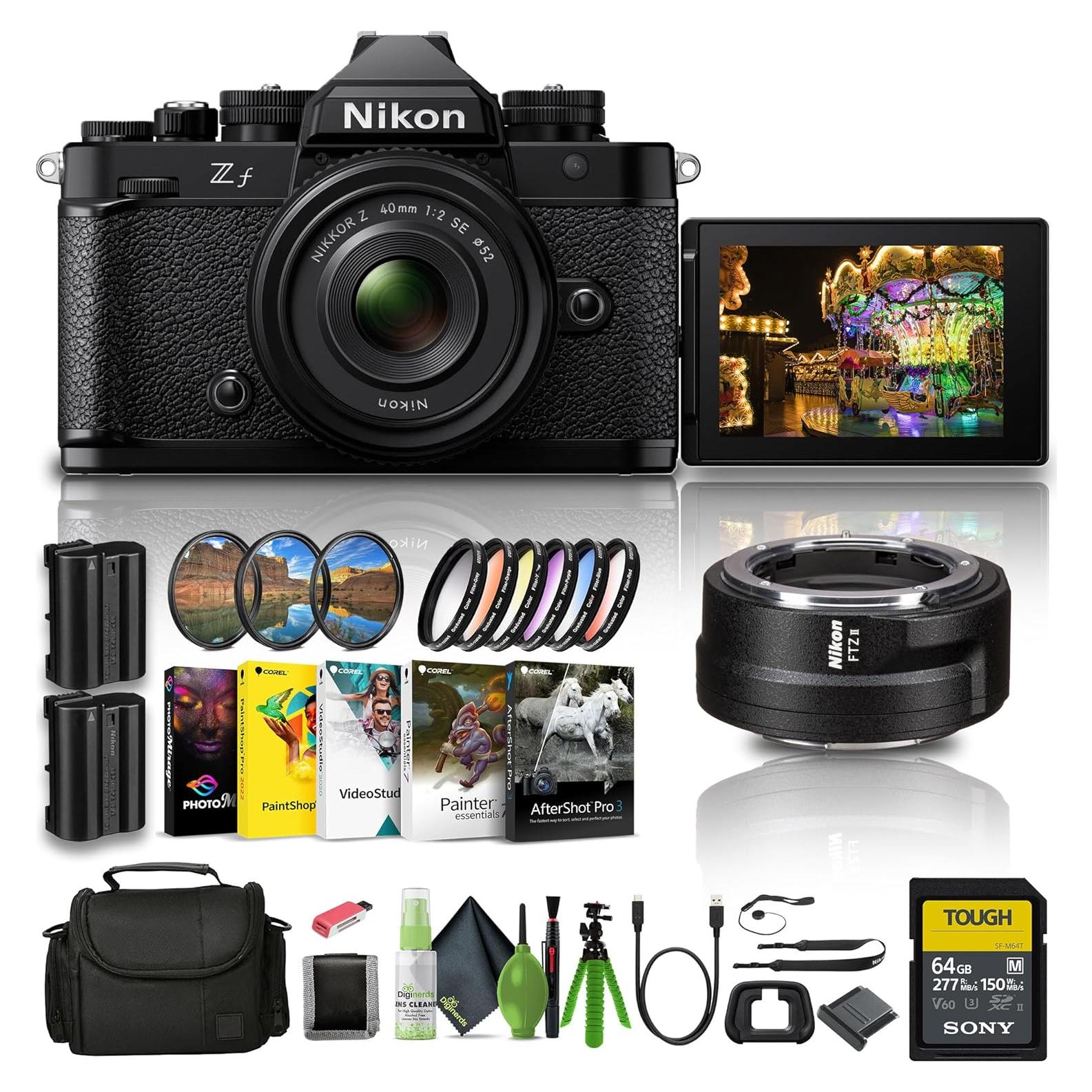 Cámara Sin Espejo Nikon Zf 24.5MP 4K con Lente NIKKOR Z 40mm