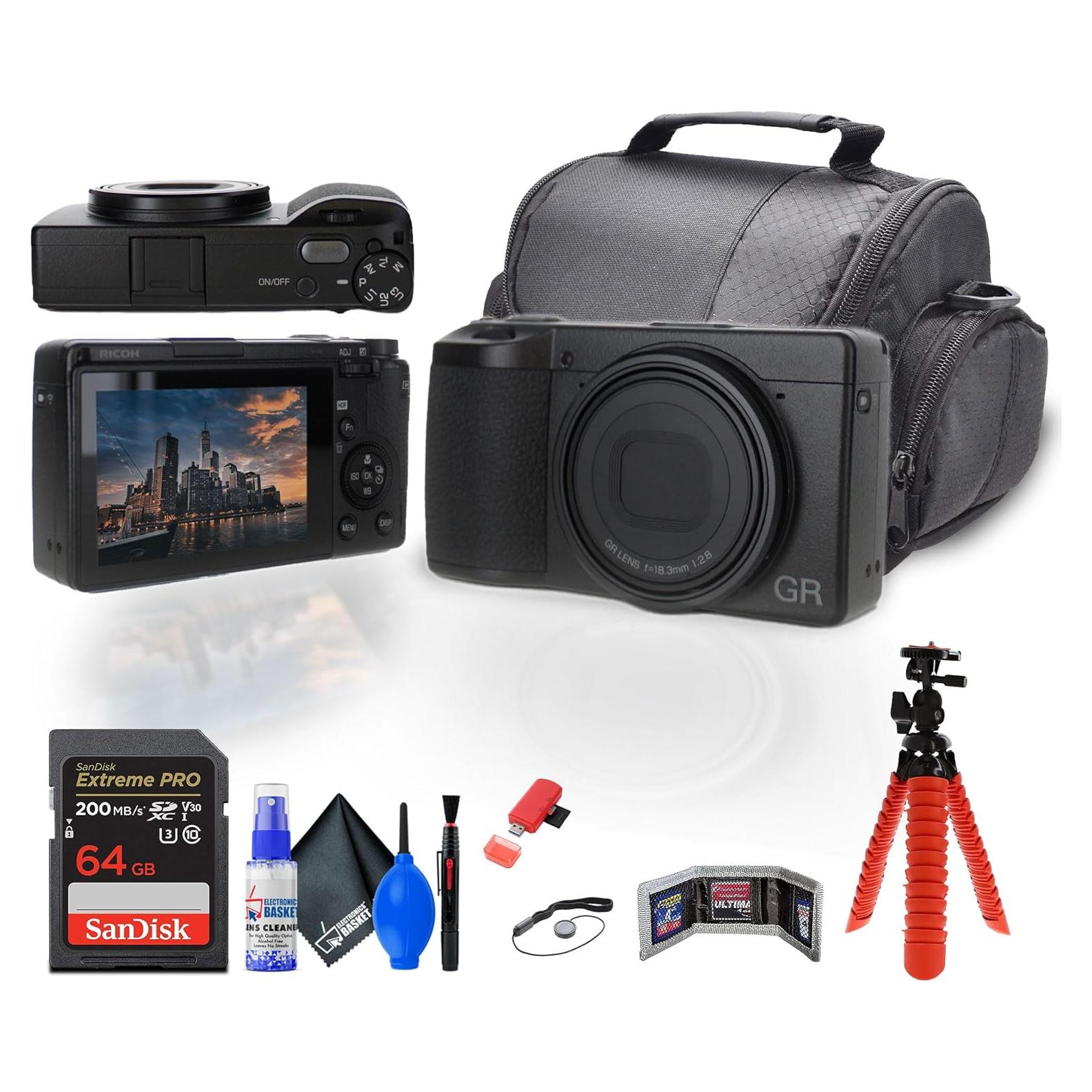 Cámara Digital Ricoh GR III HDF 24.2MP + Accesorios Completo