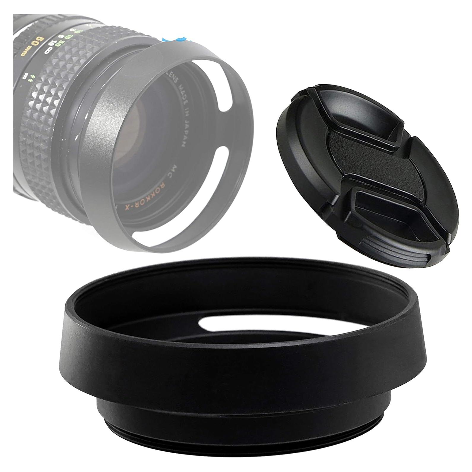 Capucha de Lente de Metal Fotasy 58mm para Cámaras