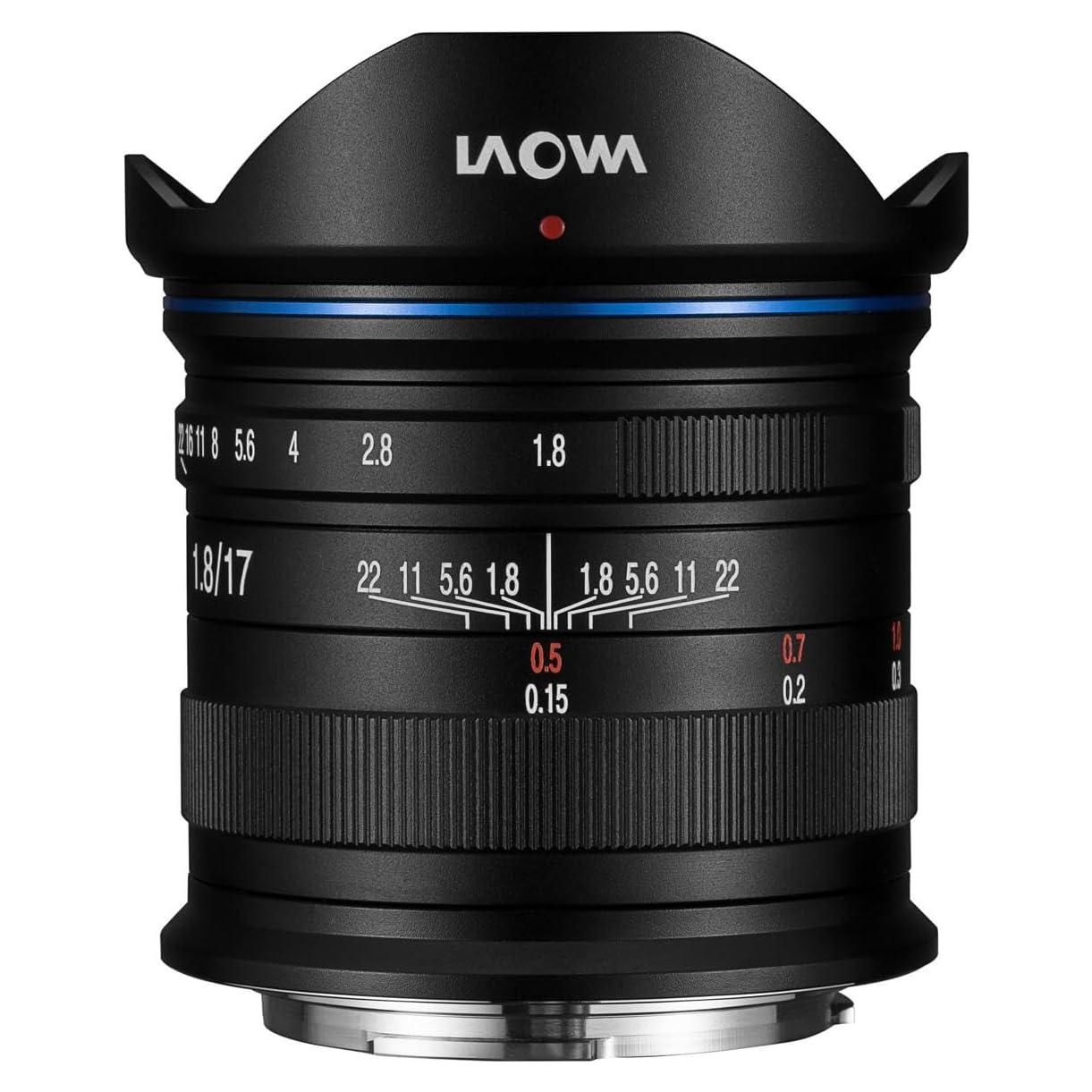 Lente Laowa 17mm f/1.8 MFT para Micro Cuatro Tercios