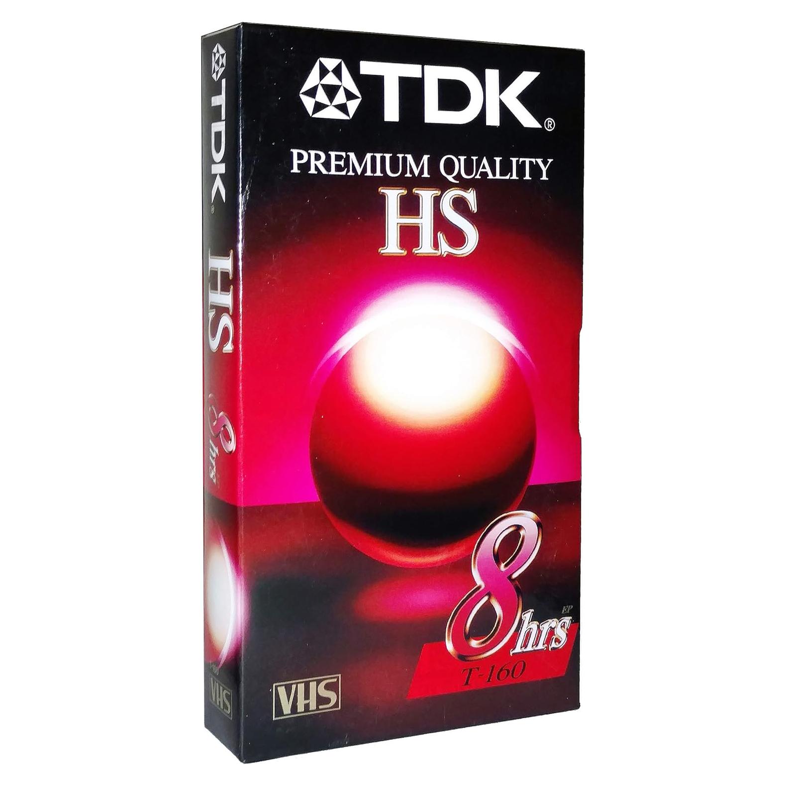 Cinta de video TDK HS T-160 8 horas EP - Calidad Premium