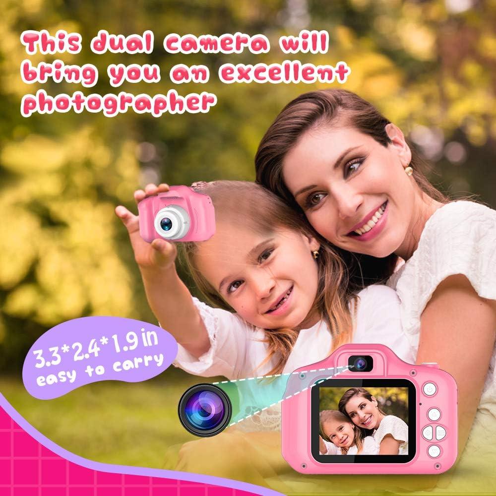 Cámara Digital HD Seckton X2 para Niños Rosa 8MP