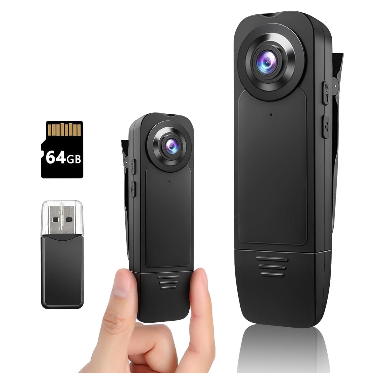 Cámara Corporal Kaysunlink A18 1080P con Tarjeta 64GB