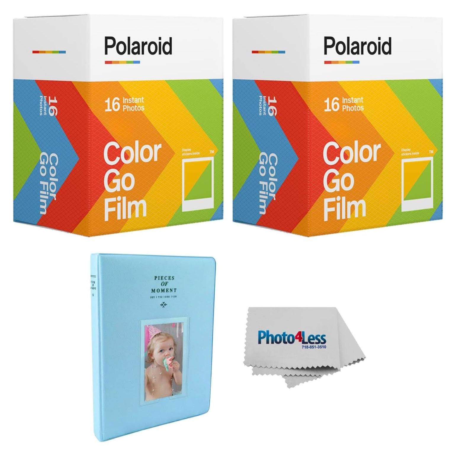 Película Instantánea a Color Polaroid Go - Doble Paquete 32 Fotos