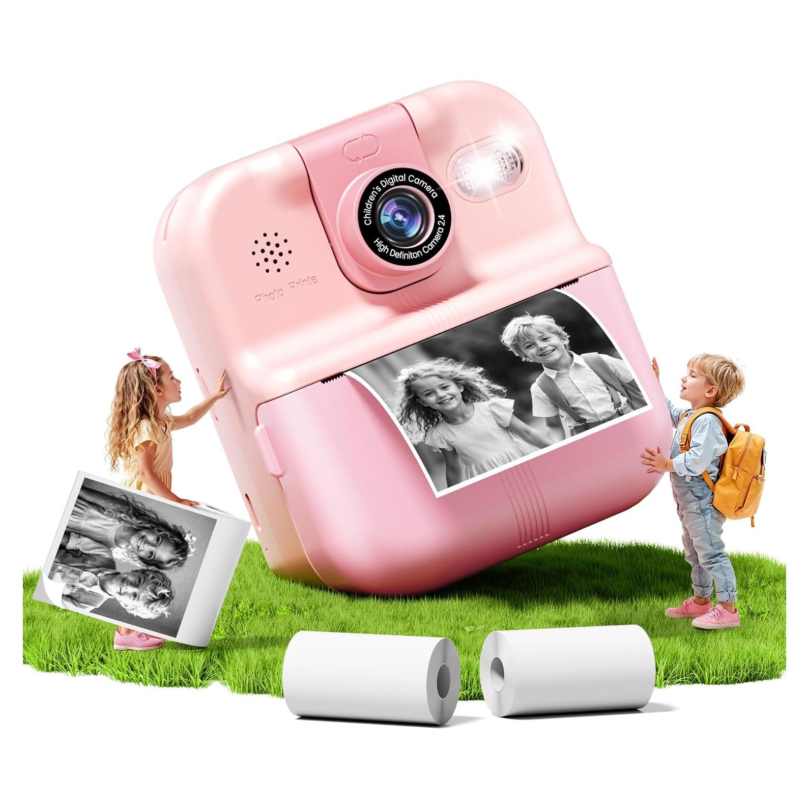 Cámara Instantánea Rosa para Niños Liscuty P02 1080P