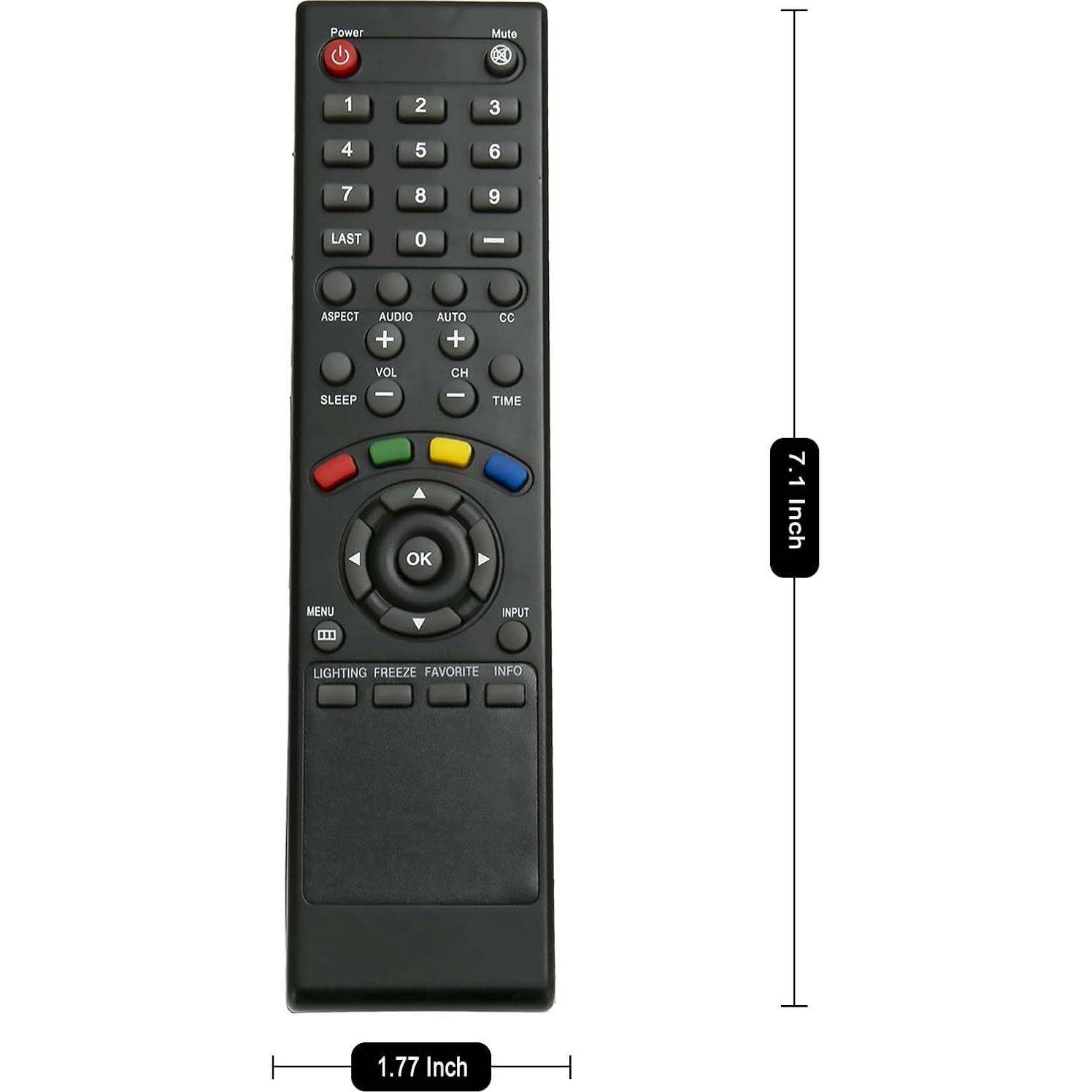 Control Remoto Reemplazo Polaroid para Televisores LCD HD