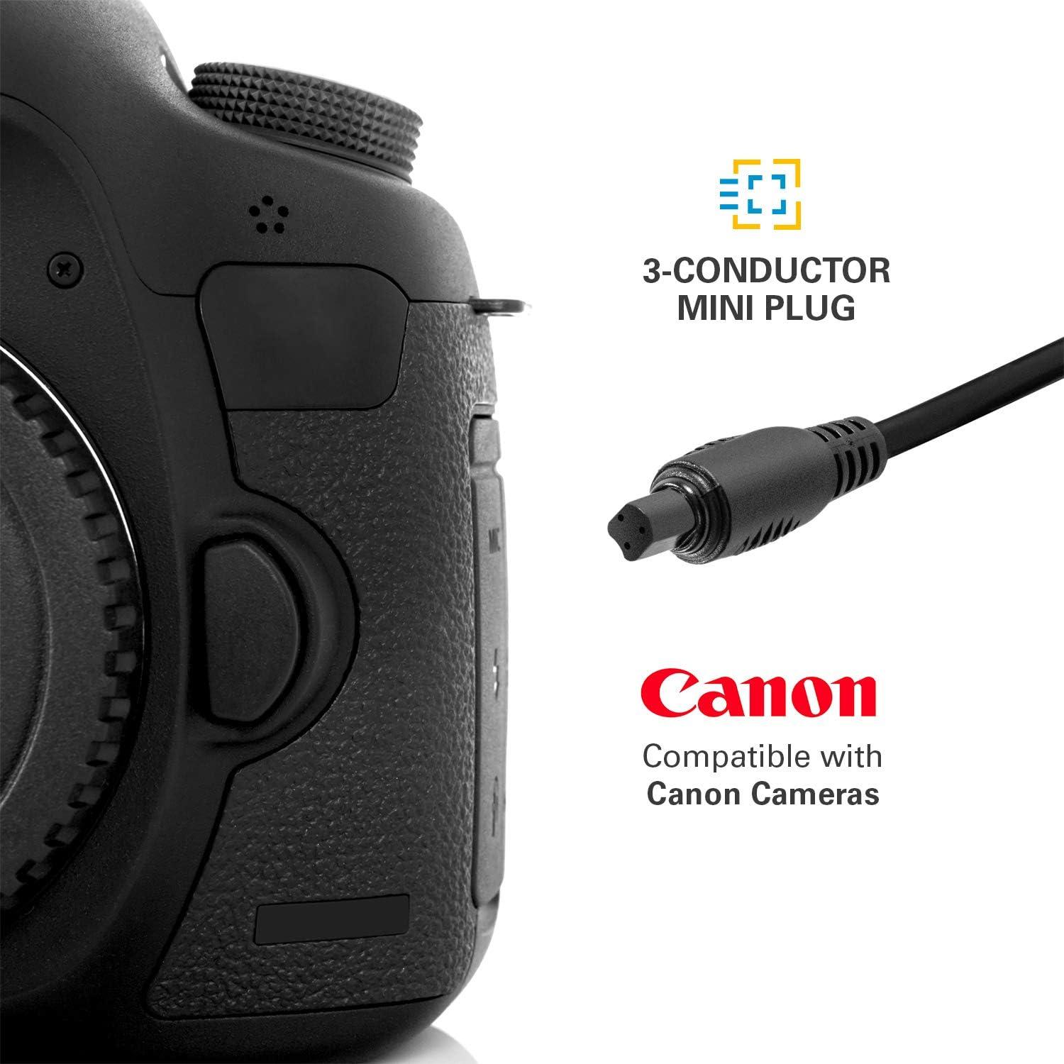 Control Remoto Temporizador Polaroid PLRTC18 para Cámaras Canon