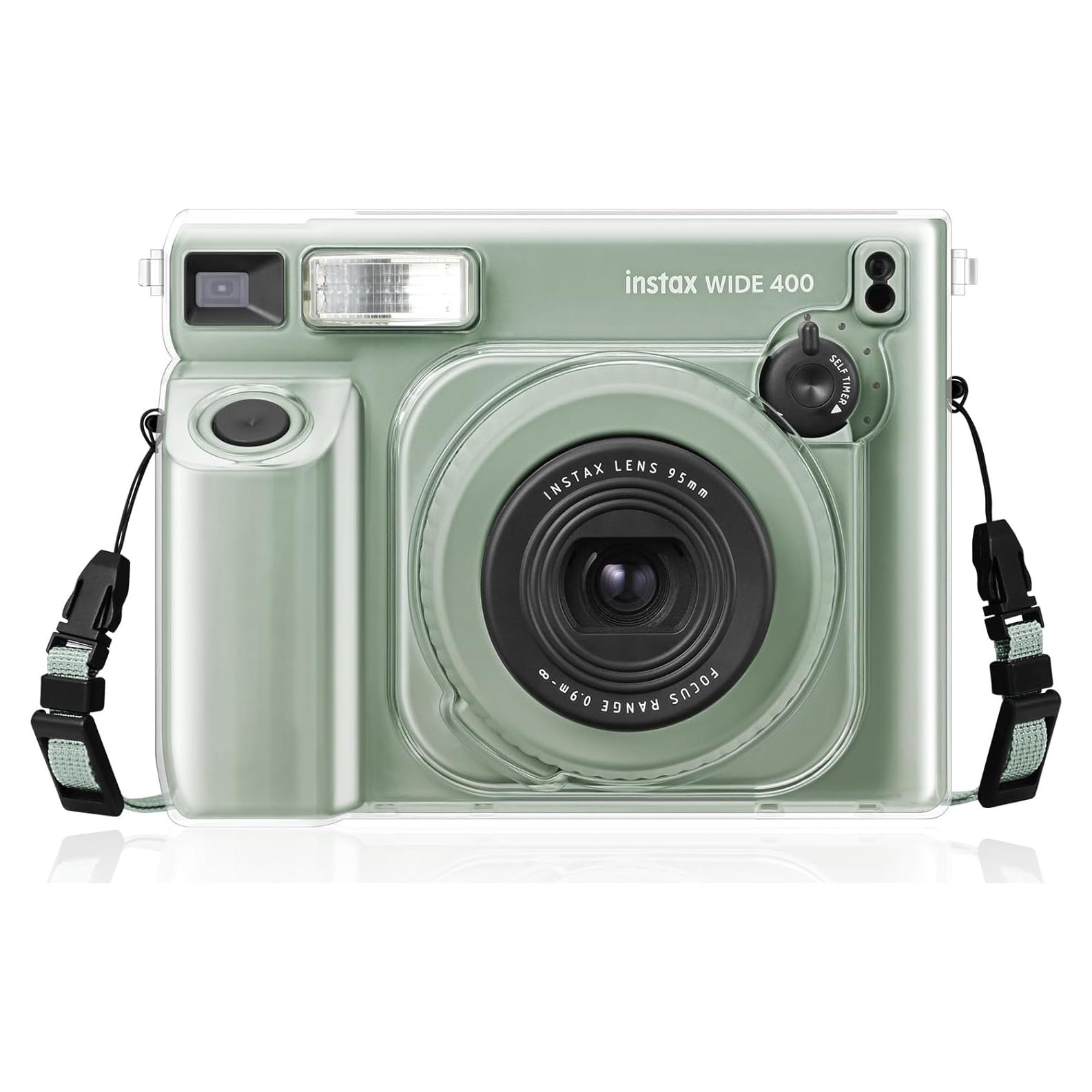 Funda Protectora Transparente Fujifilm Instax Wide 400 con Correa