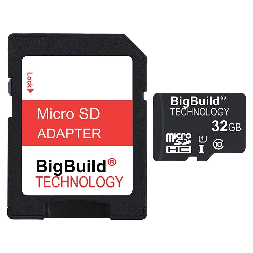Tarjeta de Memoria microSDHC 32GB 80MB/s BigBuild para VTECH