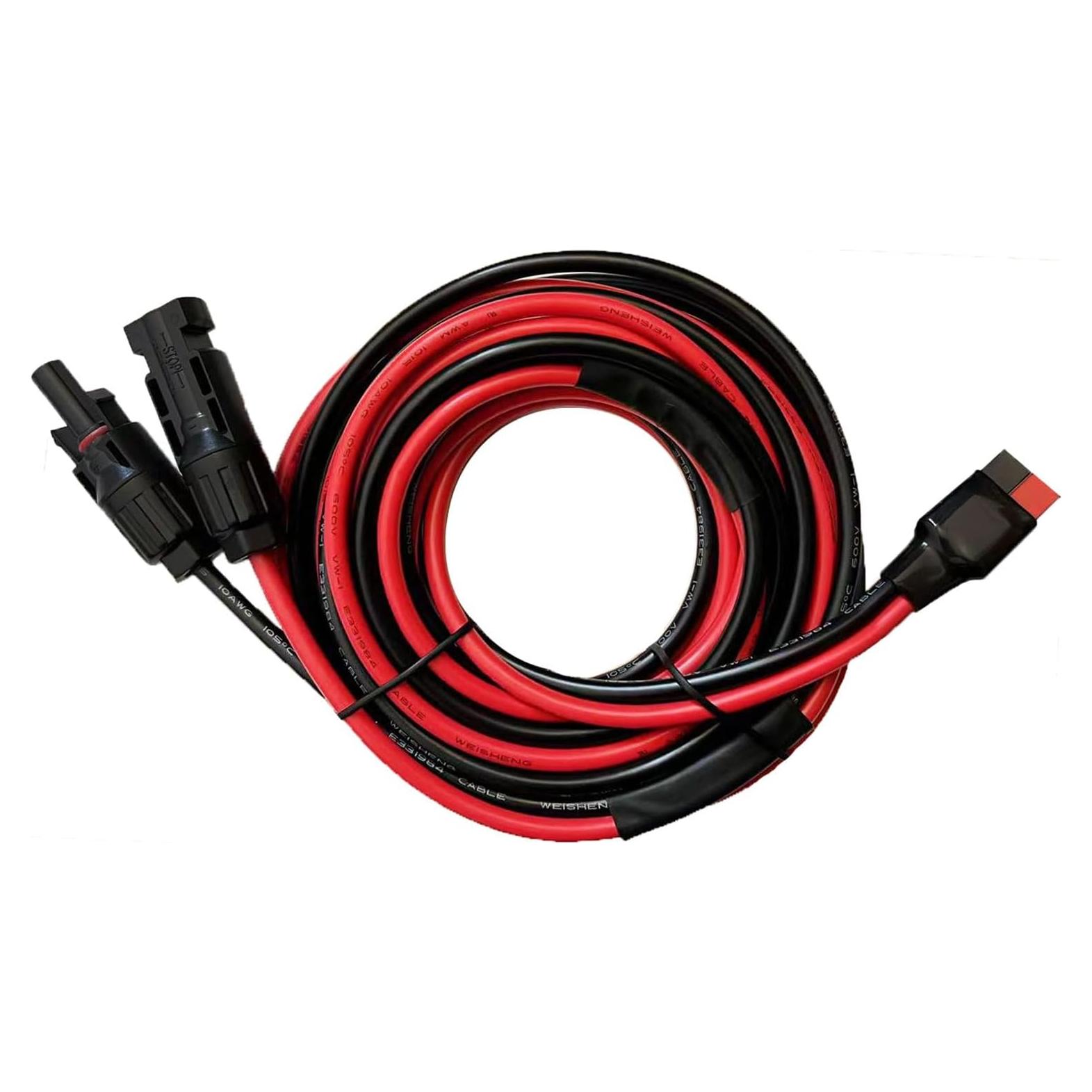 Cable de carga solar 10AWG ZkeeShop 3.6m para paneles solares
