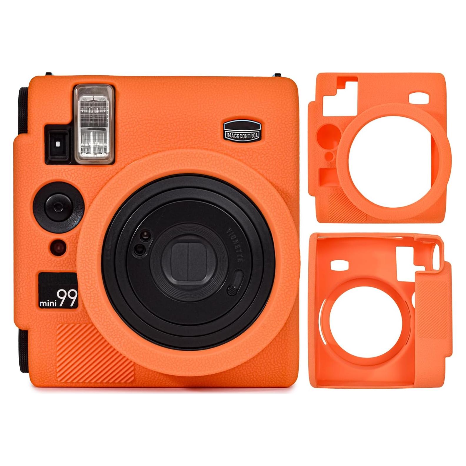 Funda de silicona para cámara Fujifilm Mini 99 - Naranja