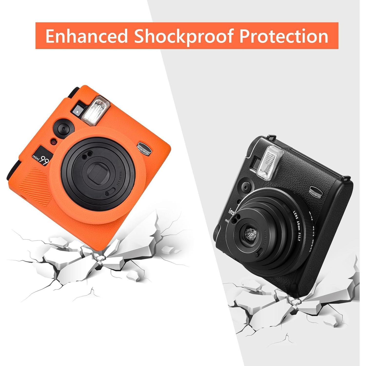 Funda de silicona para cámara Fujifilm Mini 99 - Naranja