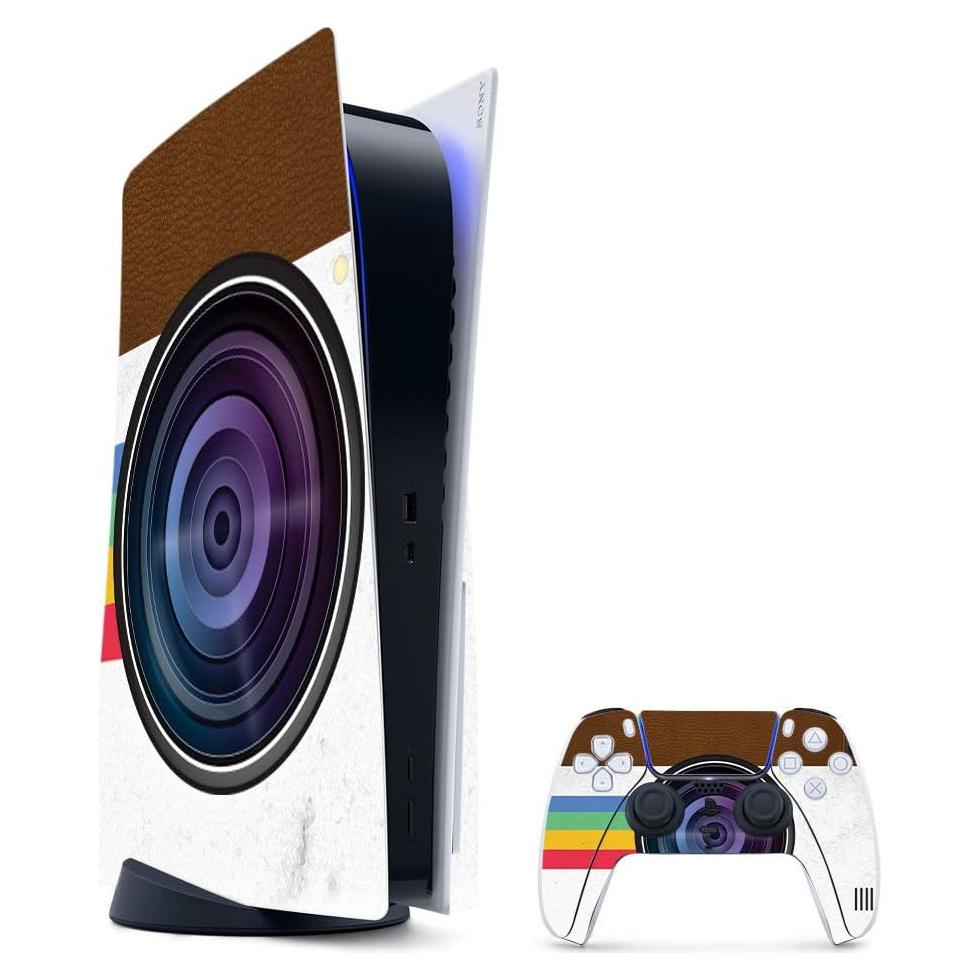 MightySkins Skin para Paquete de PS5 - Polaroid Vintage