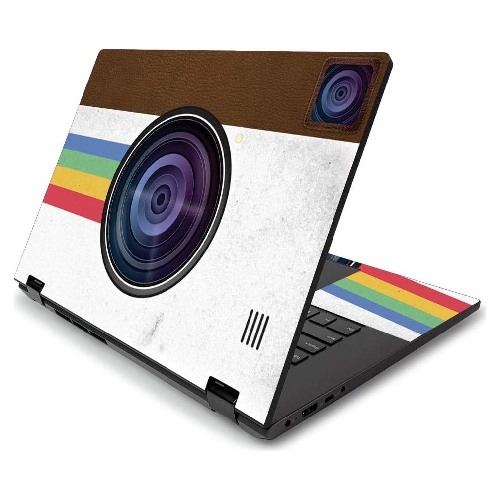 MightySkins Piel para Lenovo Flex 15" (2019) Polaroid Vintage