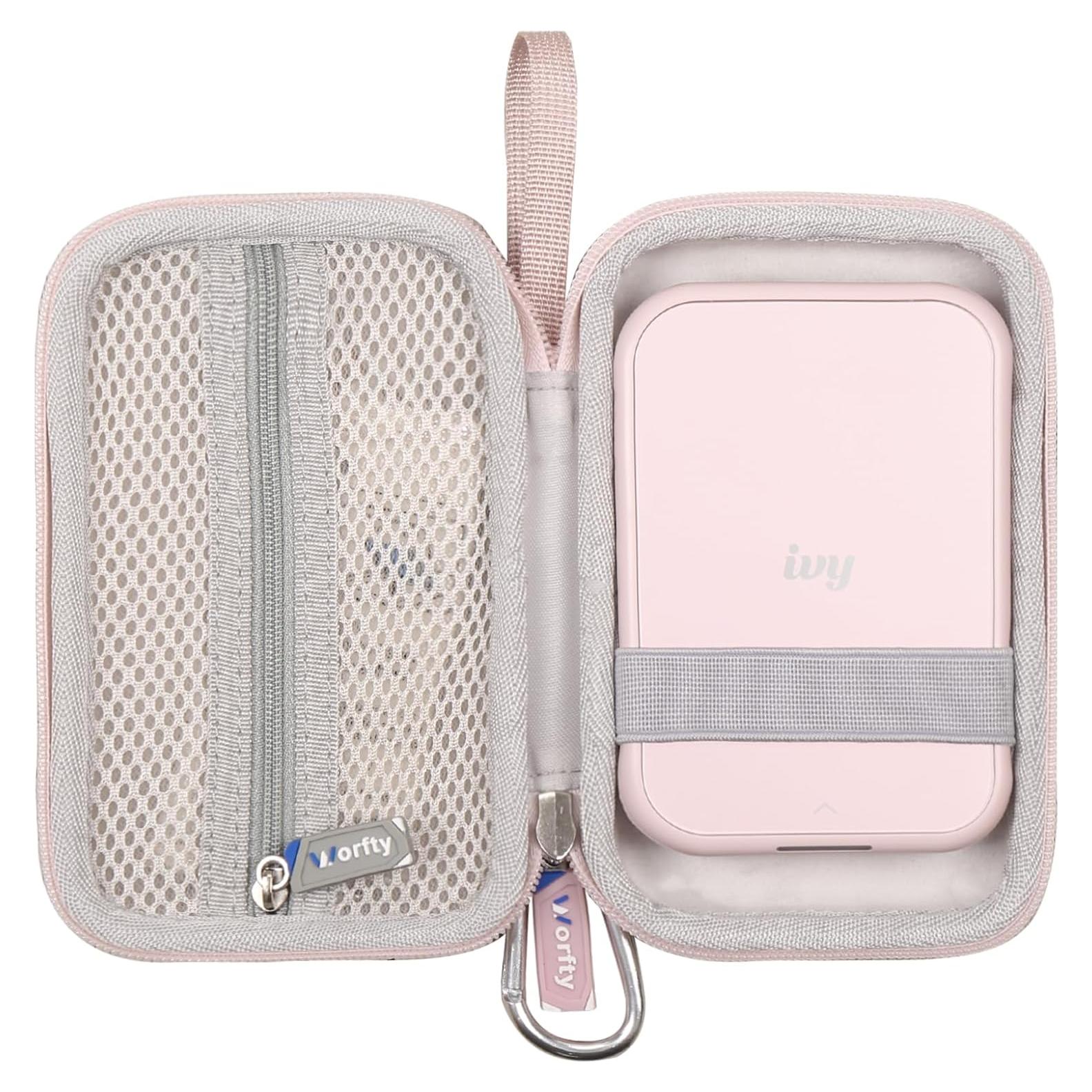 Funda Dura para Impresora Mini Canon Ivy 2 - Worfty Rosa Dorado