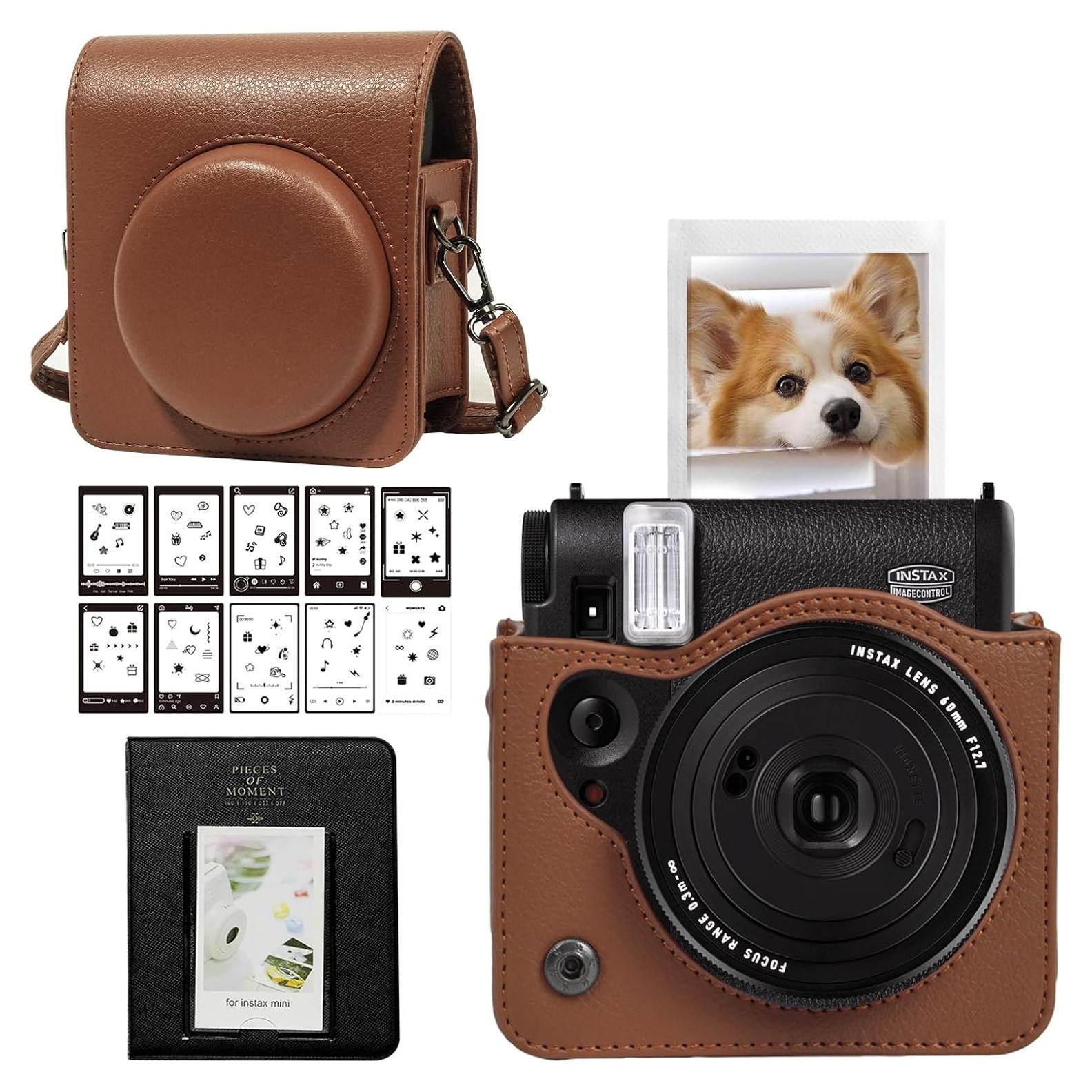 Funda de cámara CAIYOULE para Fujifilm Mini 99 con álbum y pegatinas