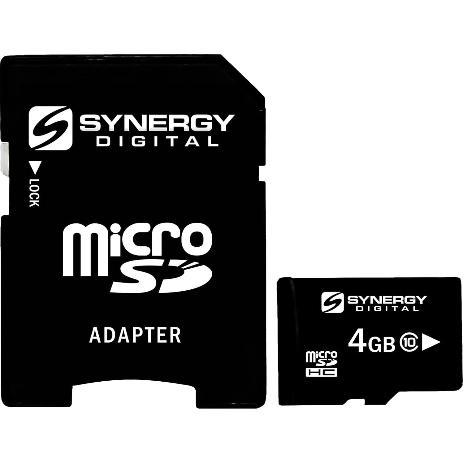 Tarjeta de Memoria Micro SDHC 4GB Synergy Digital Clase 10