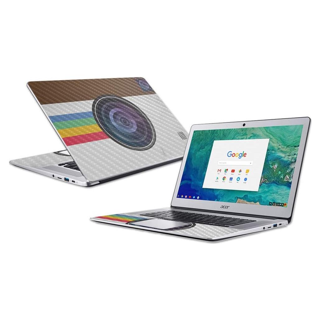 Piel de Fibra de Carbono MightySkins para Acer Chromebook 15 2018 - Polaroid Vintage
