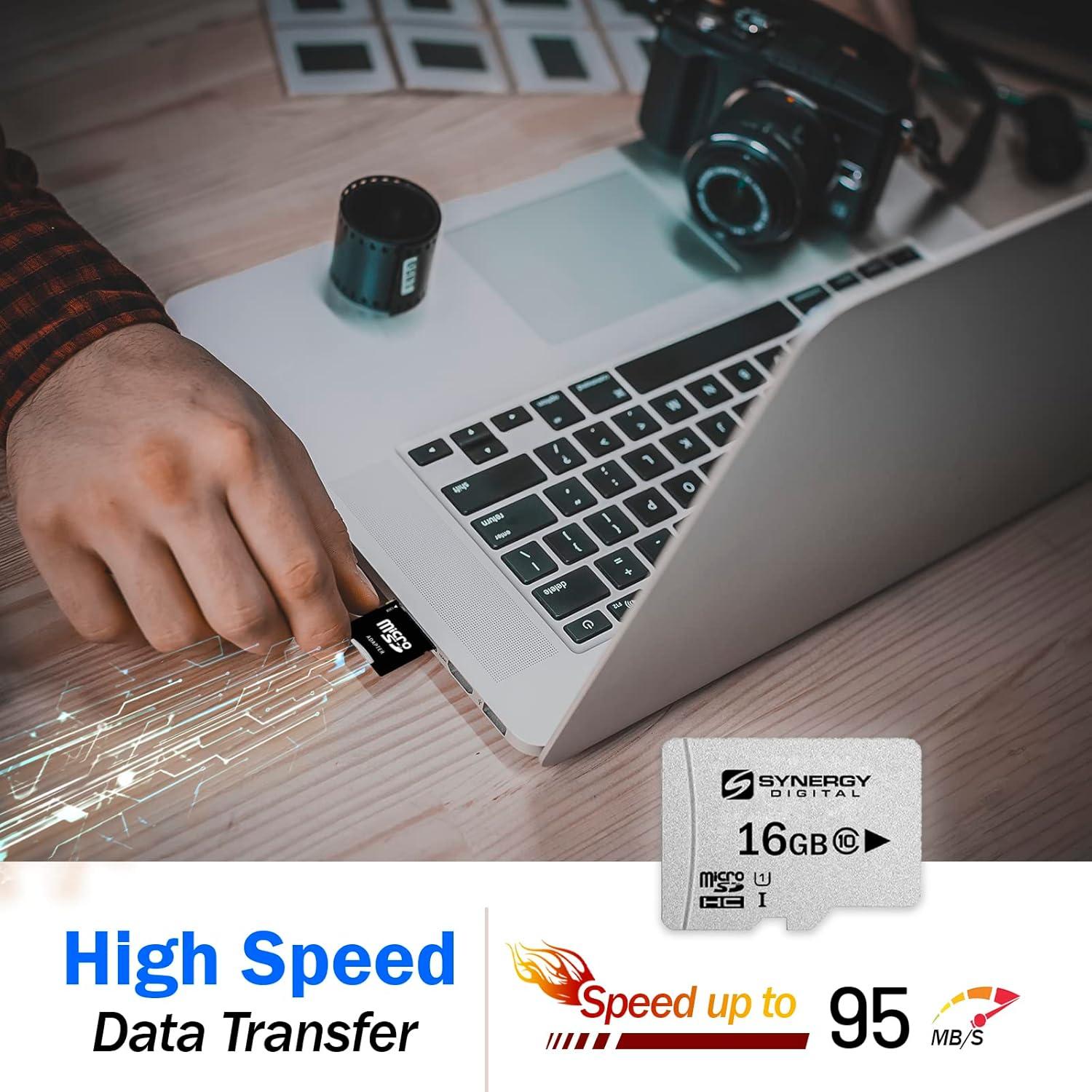 Tarjeta de Memoria Micro SDHC 16GB Synergy Digital UHS-I Clase 10