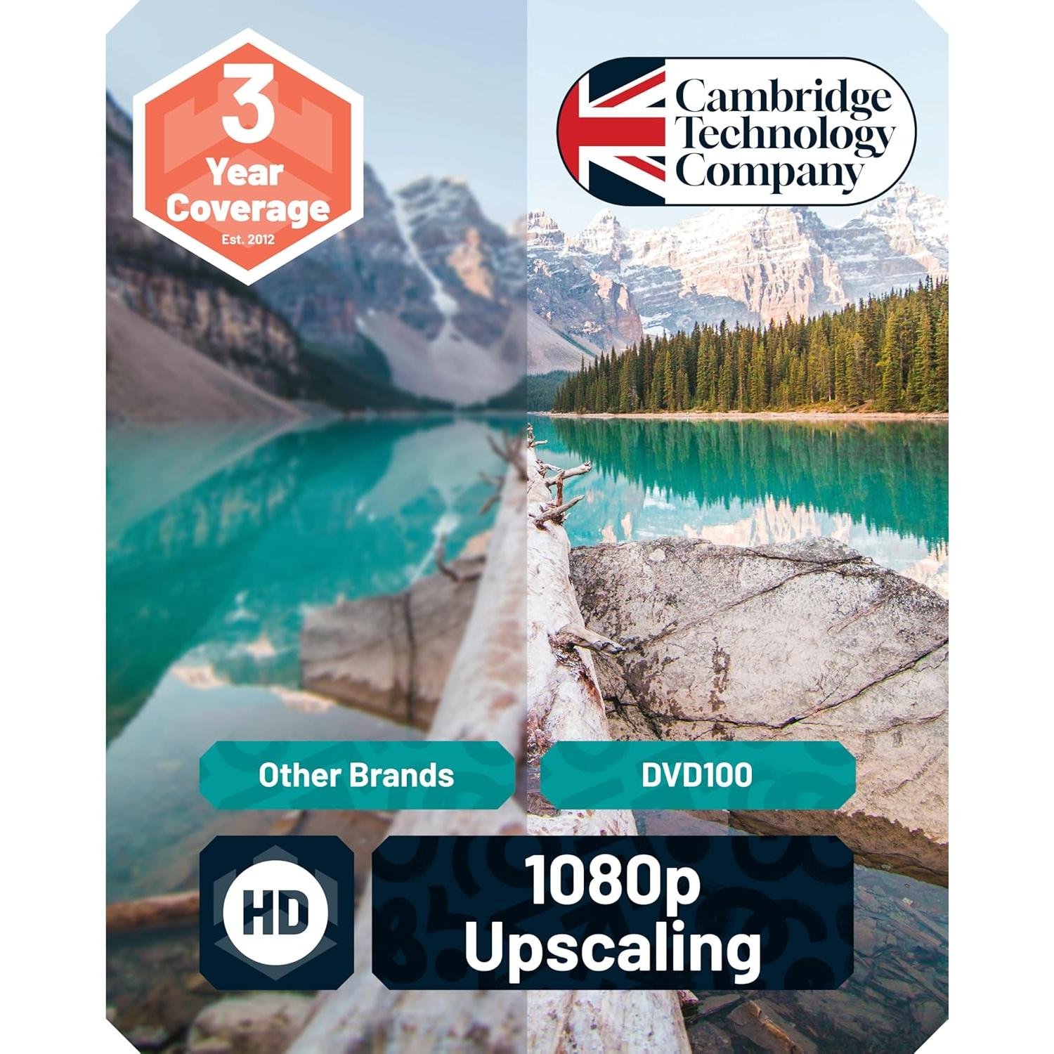 Reproductor de DVD Oakcastle DVD100 HDMI 1080p Multiregión