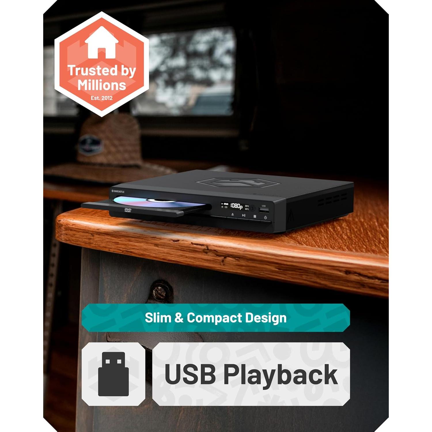 Reproductor de DVD Oakcastle DVD100 HDMI 1080p Multiregión