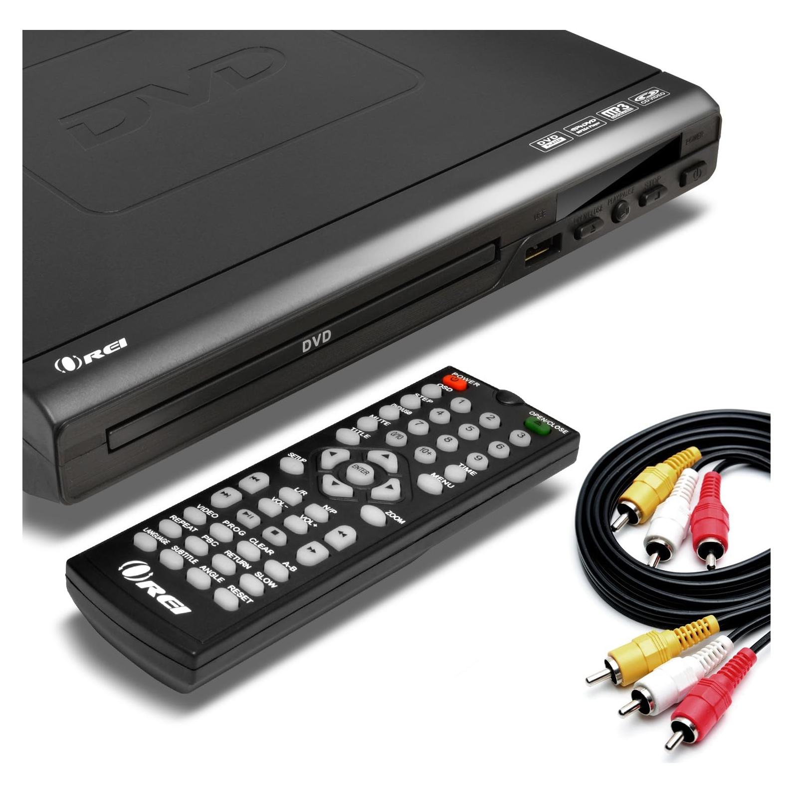 Reproductor de DVD OREI DVD-Z9H Libre de Región 1080P USB