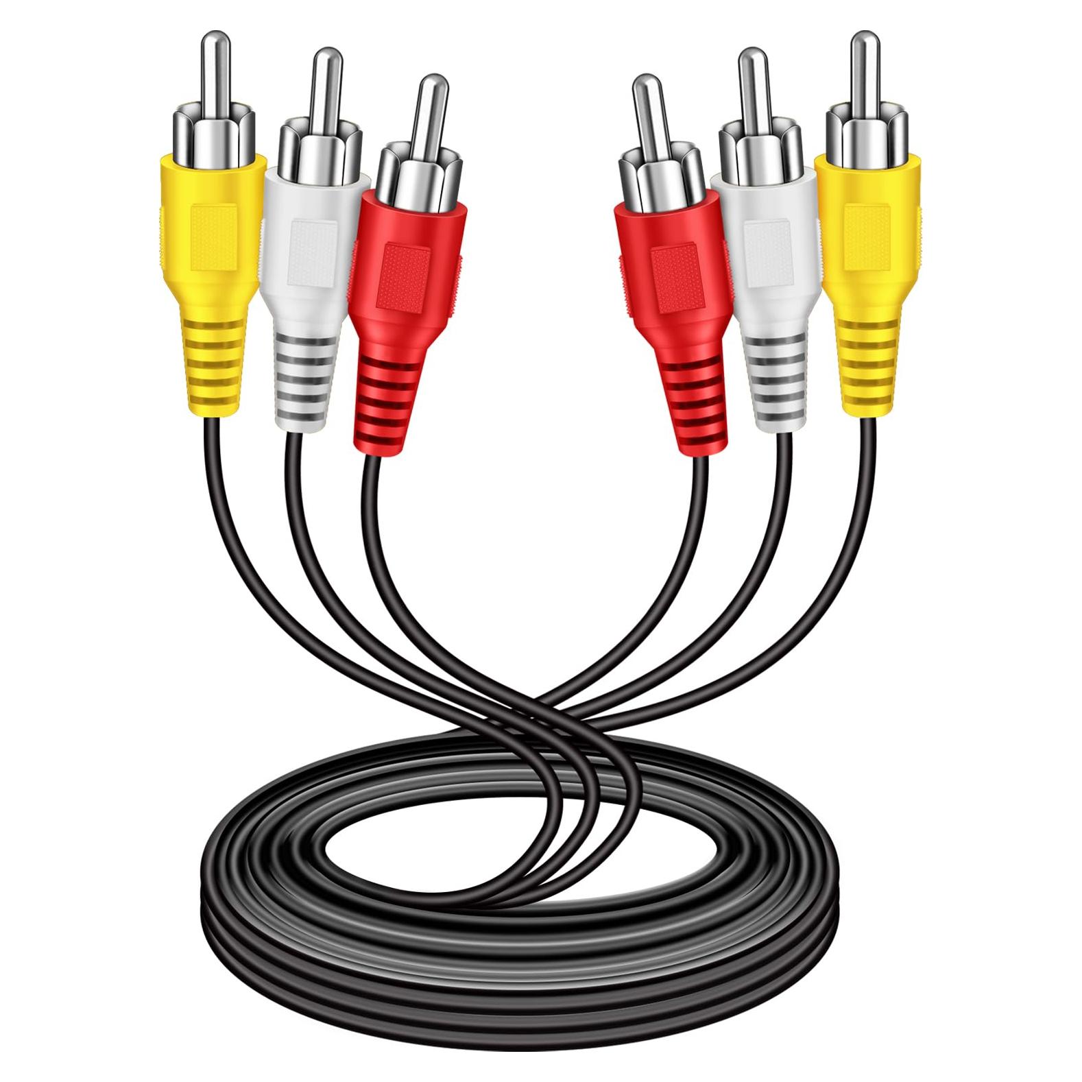 Cable RCA 3 Macho a Macho 1.5m SENLIXIN Audio Video