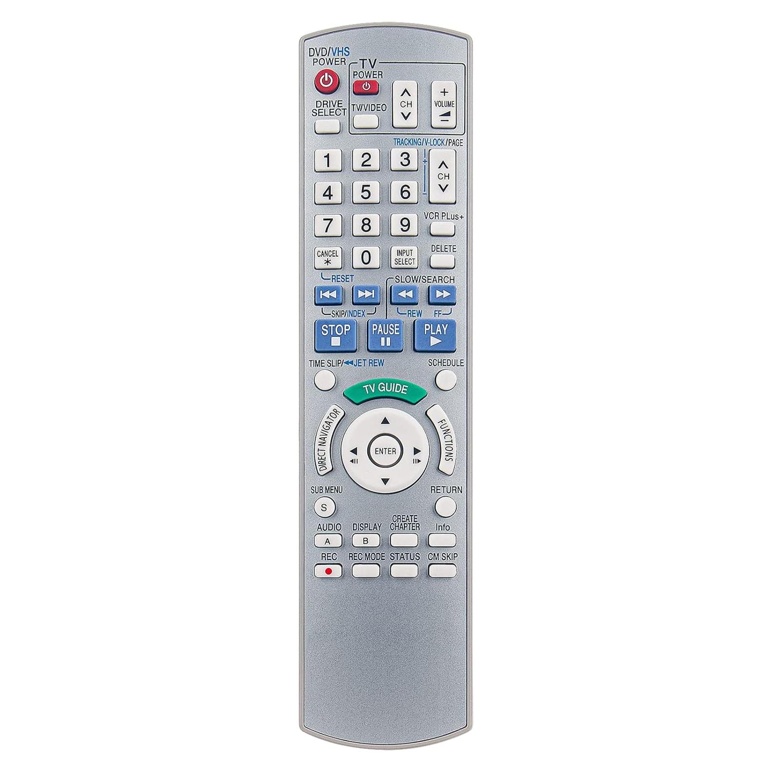Control Remoto EUR7659Y90 para Grabadora DVD Panasonic DMR-EH75