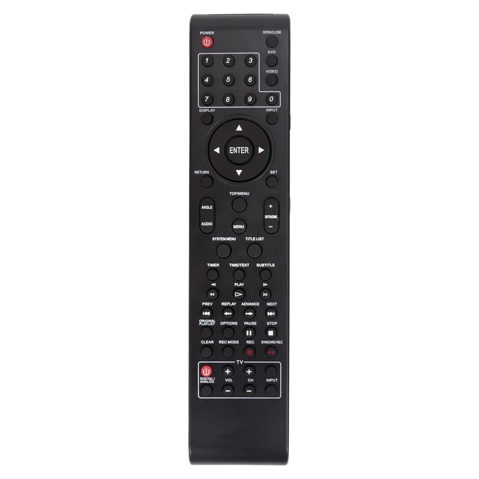 Control Remoto Reemplazo Sony RMT-D240A para DVD VCR
