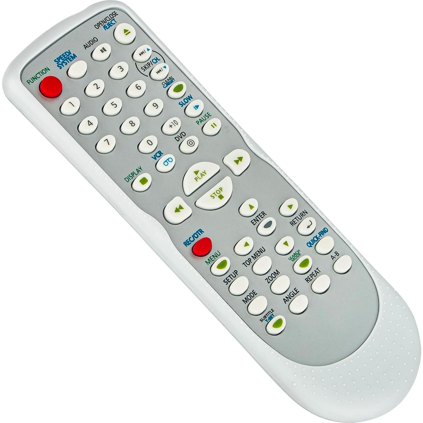 Control Remoto Reemplazo AULCMEET NB104 NB126 para Funai DVD/VHS